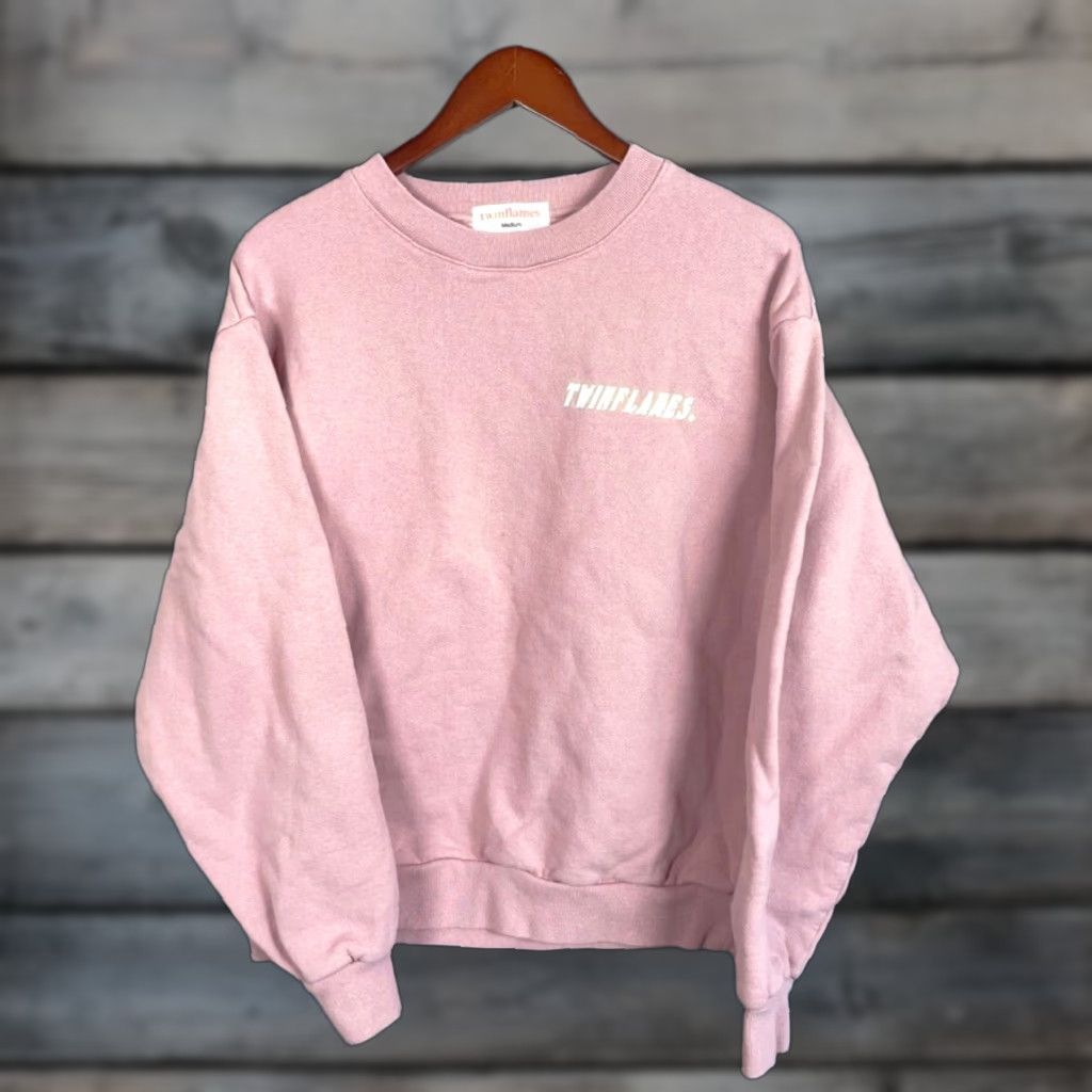 Doublet twinflames Staples Crewneck Sweatshirt Women's Medium Pink Double-Sided Print Size M / US 6-8 / IT 42-44 - 1 Thumbnail