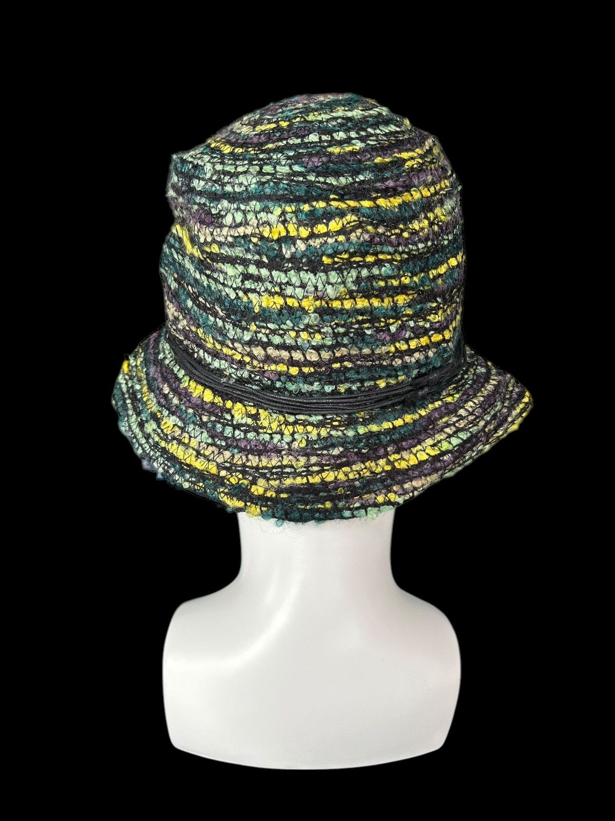 Japanese Brand × Kapital × Vintage Crochet Knitted Studio Tom's Bucket Hats Rare ☠️☠️ Size ONE SIZE - 2 Thumbnail