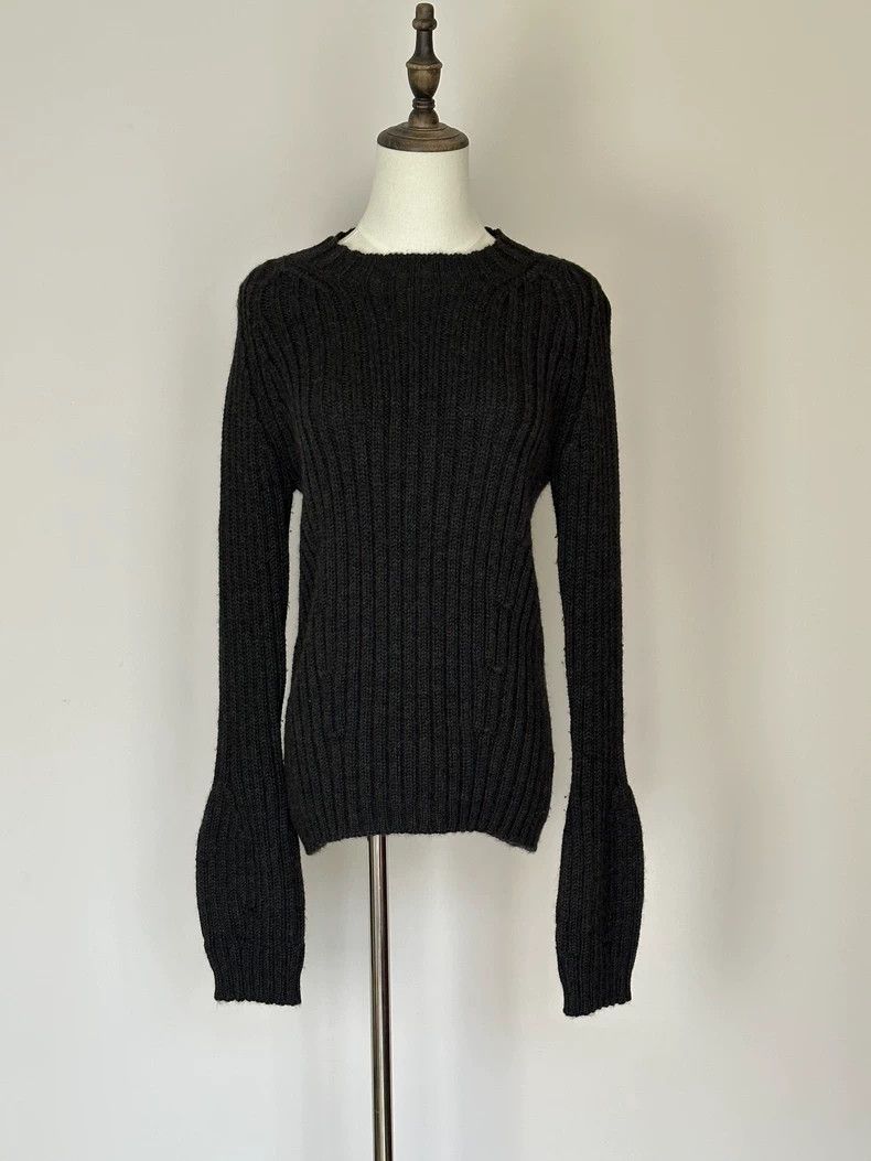 Y's Y's size 3 Black pullover with large oval sleeves sweater Size M / US 6-8 / IT 42-44 - 1 Thumbnail