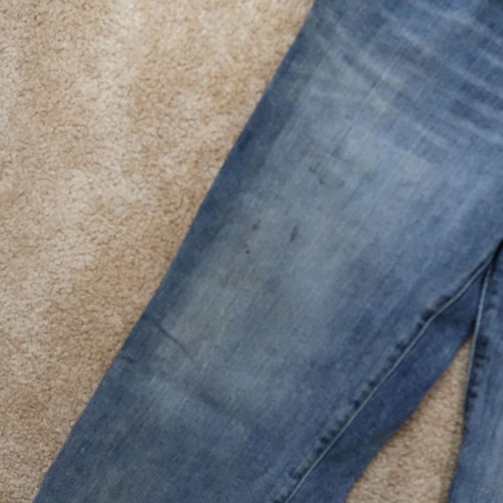 Lee Lee Premium Select Jeans 31x32 Blue Denim Straight Mens 5-Pocket Stretch Raw Distressed N/A Size US 31 - 2 Thumbnail