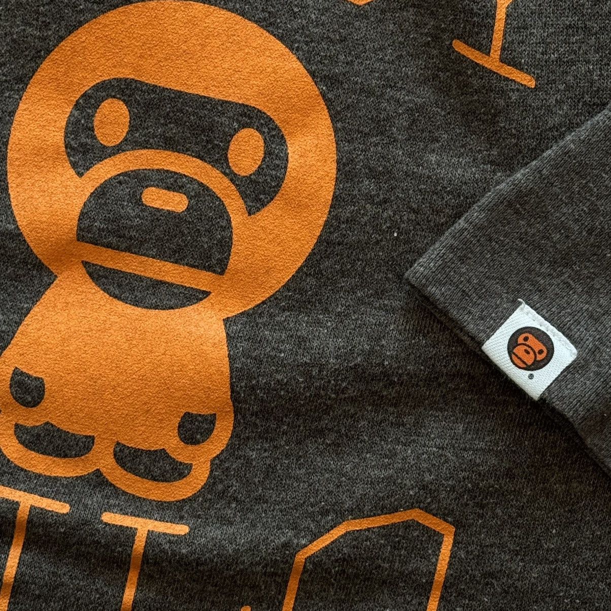 Bape OG Baby Milo Orange Logo Crewneck Sweater Size US M / EU 48-50 / 2 - 11 Thumbnail