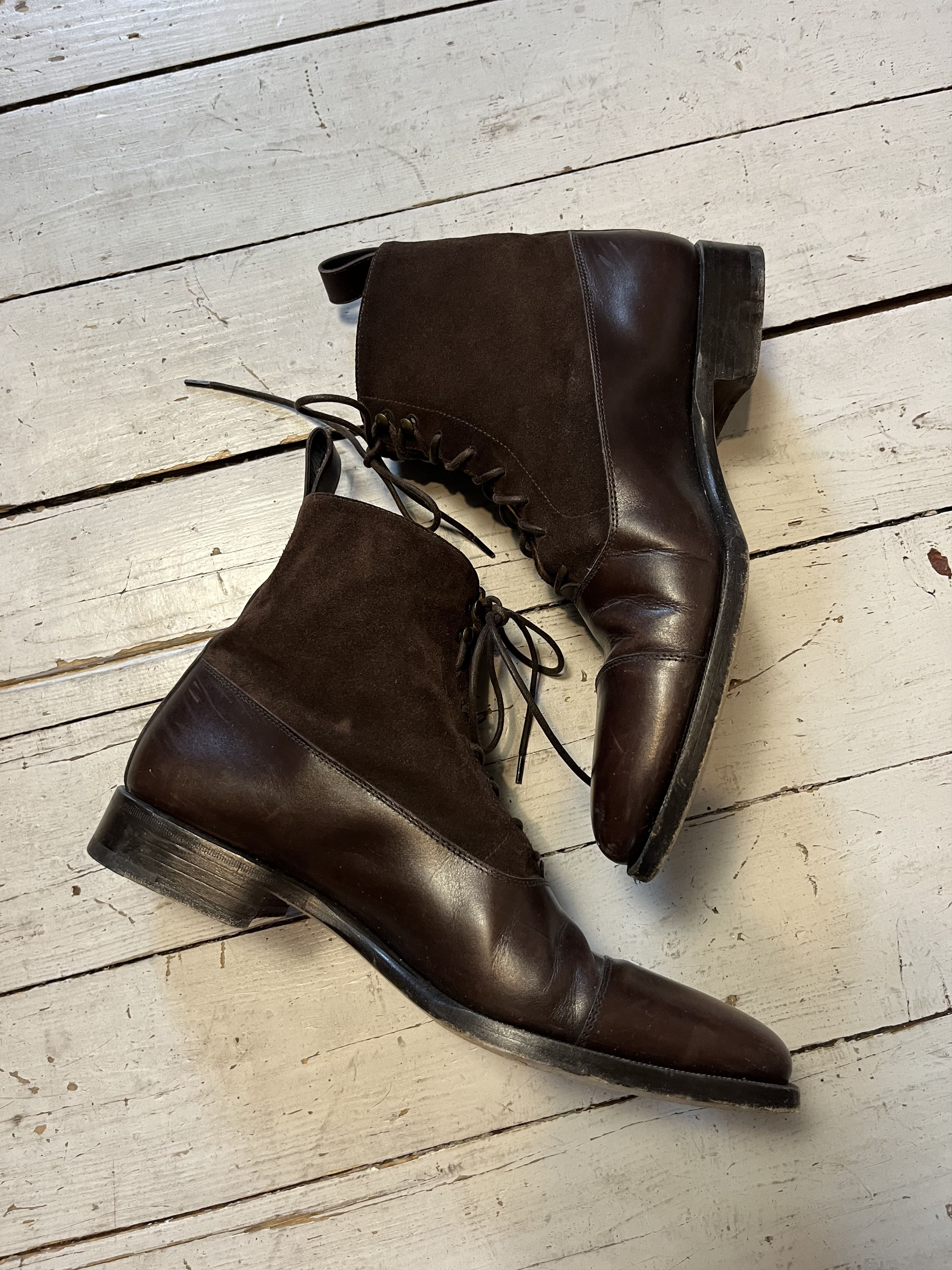 Genuine Leather × Scarosso Scarosso Brown Leather Boots Made in Italy Size US 10 / EU 43 - 5 Thumbnail