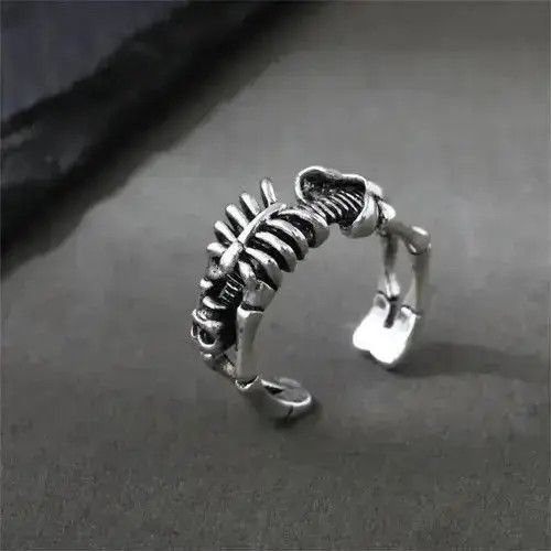 Designer Kagawa x Anzai Vintage Skull Bones 🦴 Rings Unisex Size ONE SIZE - 5 Thumbnail