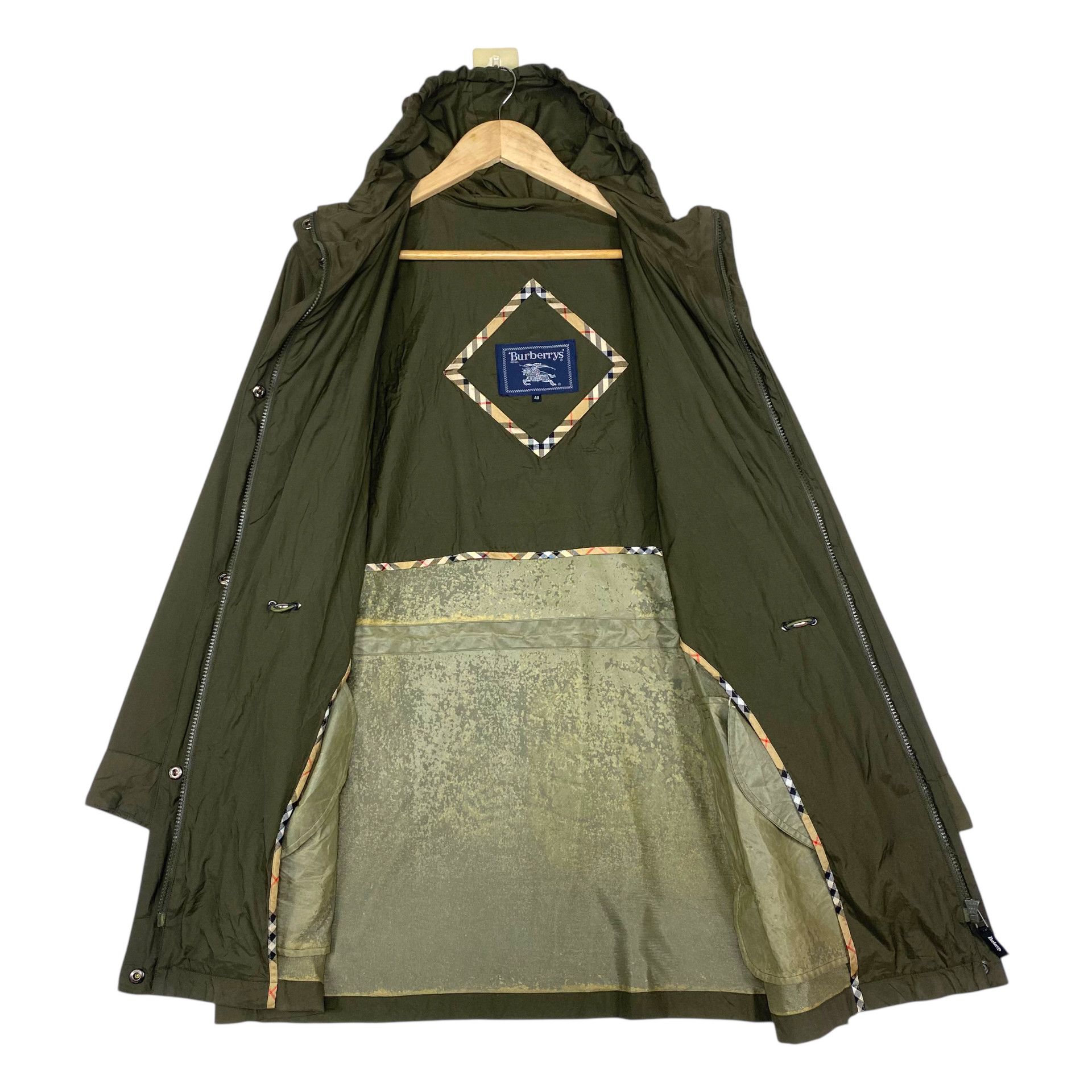 Burberry 💥BURBERRYS PARKA WINDBREAKER HOODIE JACKET Size US M / EU 48-50 / 2 - 6 Thumbnail