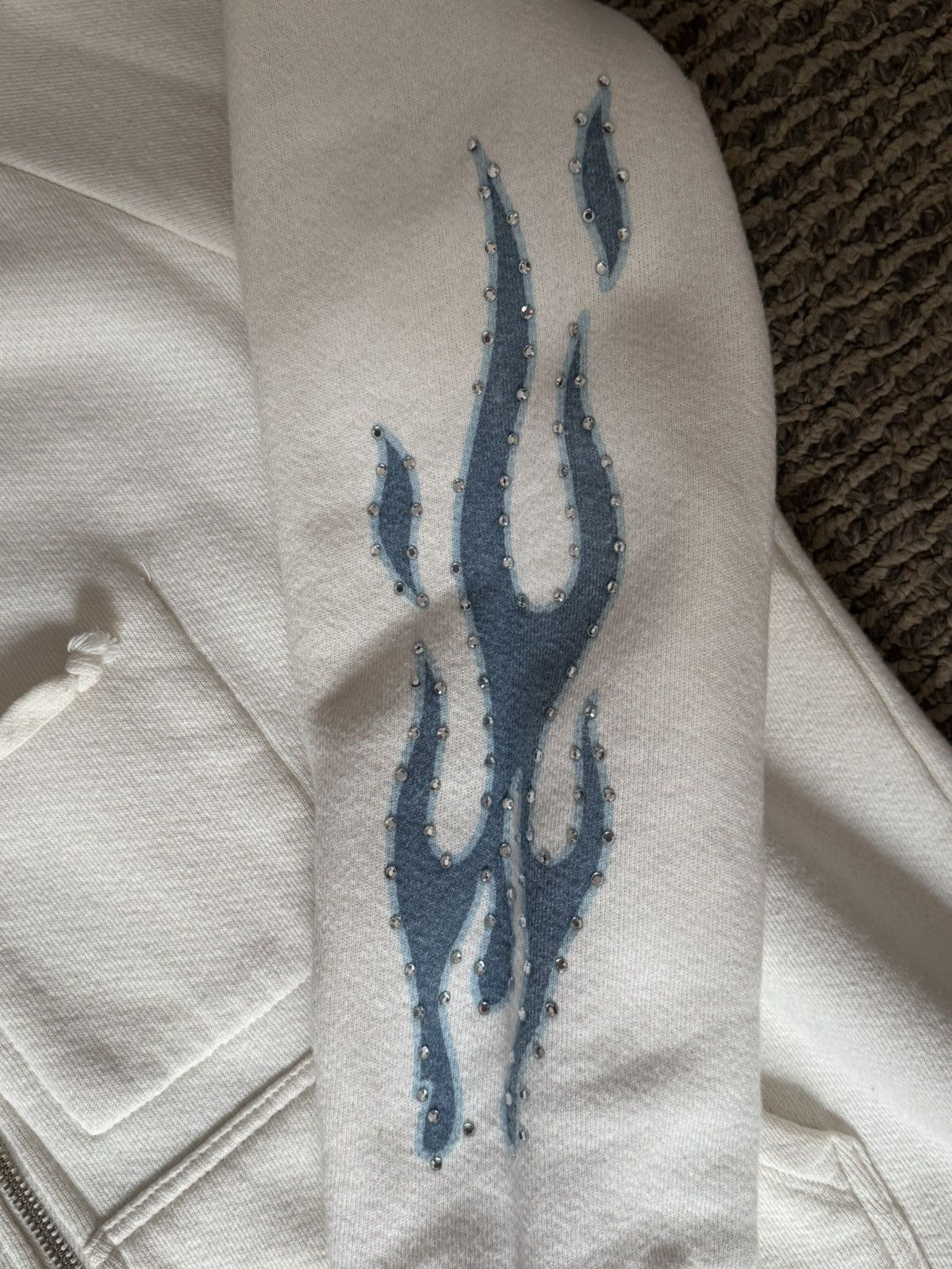 Helder Vices Gianni Mora “Helder Vices” Flame Hoodie Size US XL / EU 56 / 4 - 2 Thumbnail