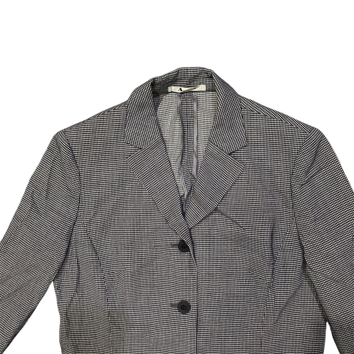 Aquascutum Aquascutum Japan Mini Check Wool Blazer – Archival Tailoring Size 34S - 3 Thumbnail