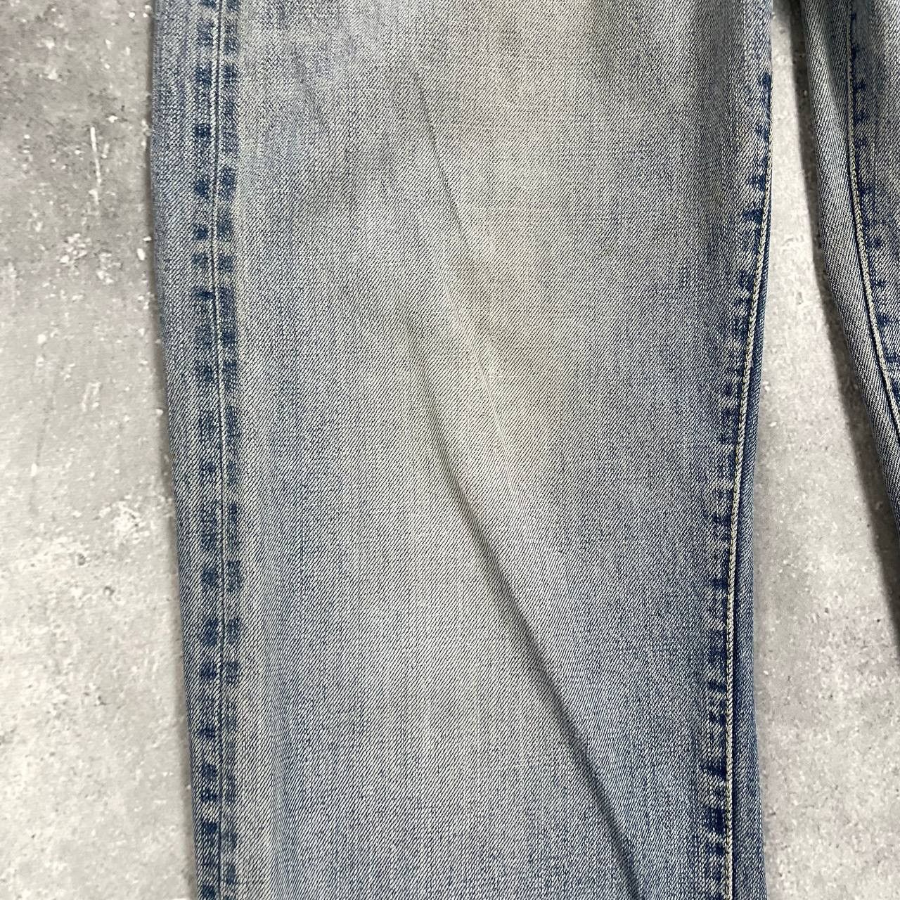 The Duffer of St.George Duffer Selvedge Distressed & Stained Faded Chinch Back Jeans Size US 32 / EU 48 - 10 Thumbnail
