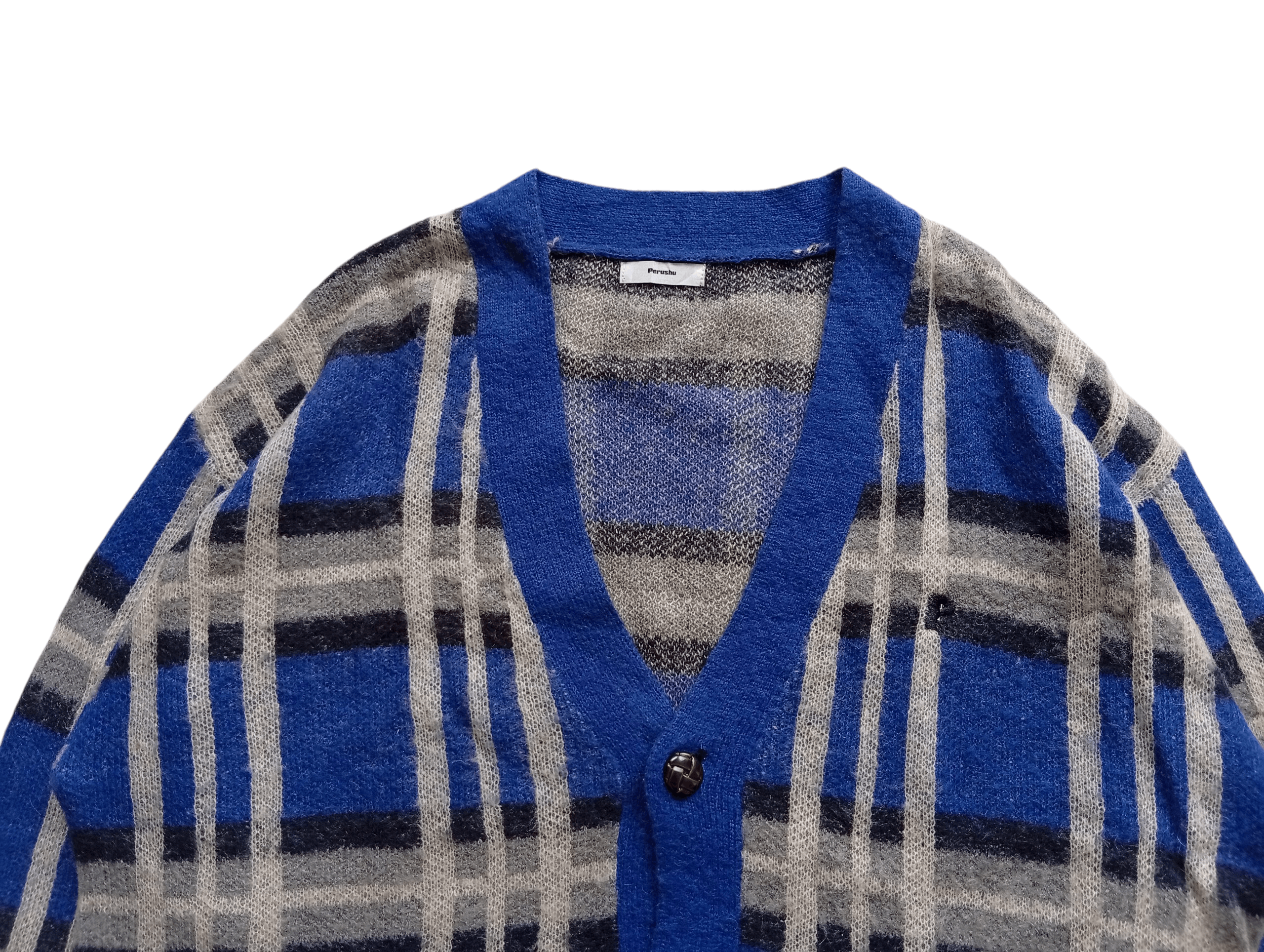 Japanese Brand Perushu mohair cardigan Size US M / EU 48-50 / 2 - 2 Thumbnail