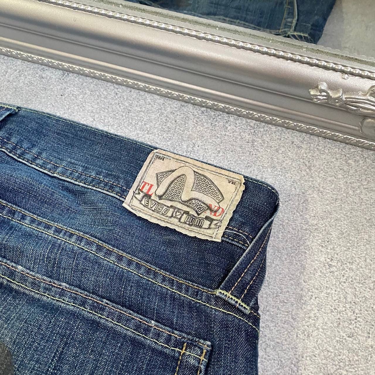 Evisu × Puma Vintage y2k Baggy Evisu Puma Jeans Faded Size US 32 / EU 48 - 3 Thumbnail