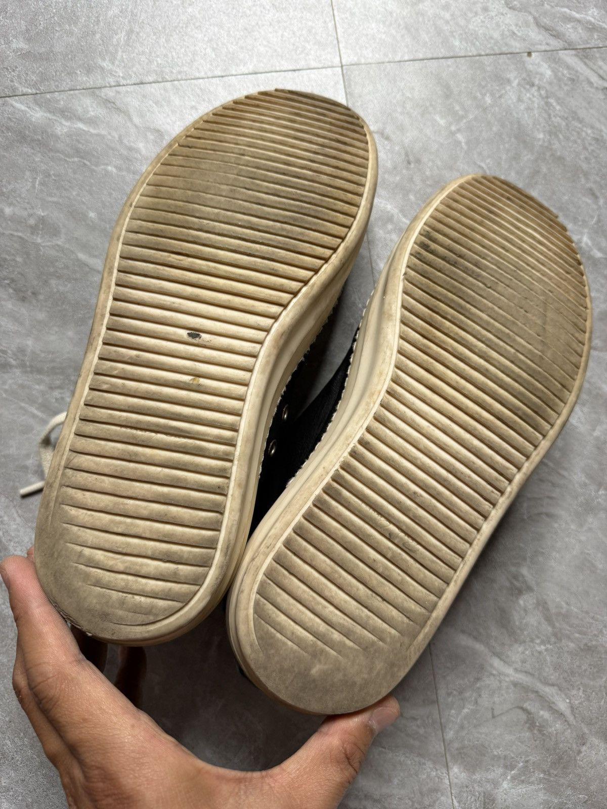 Rick Owens Rick Owens Low Top Ramones Sneakers Size US 9.5 / EU 42-43 - 6 Thumbnail