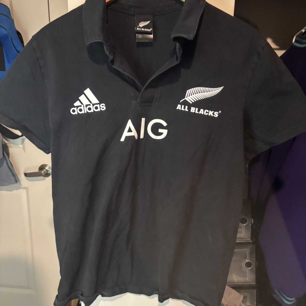 Adidas New Zealand Rugby Polo Shirt Cotton Preppy Old Money Size US M / EU 48-50 / 2 - 1 Thumbnail