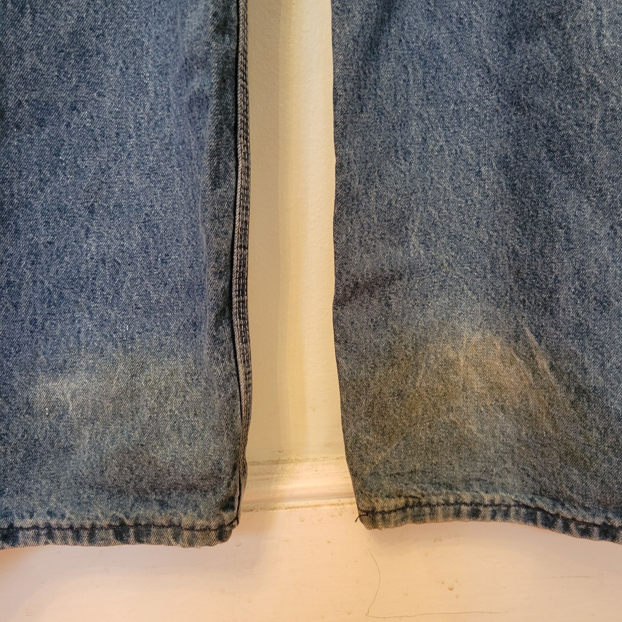 Carhartt Carhartt Blue Jean Denim Overalls Barn Farmer Costume Chores Size US 39 - 6 Thumbnail