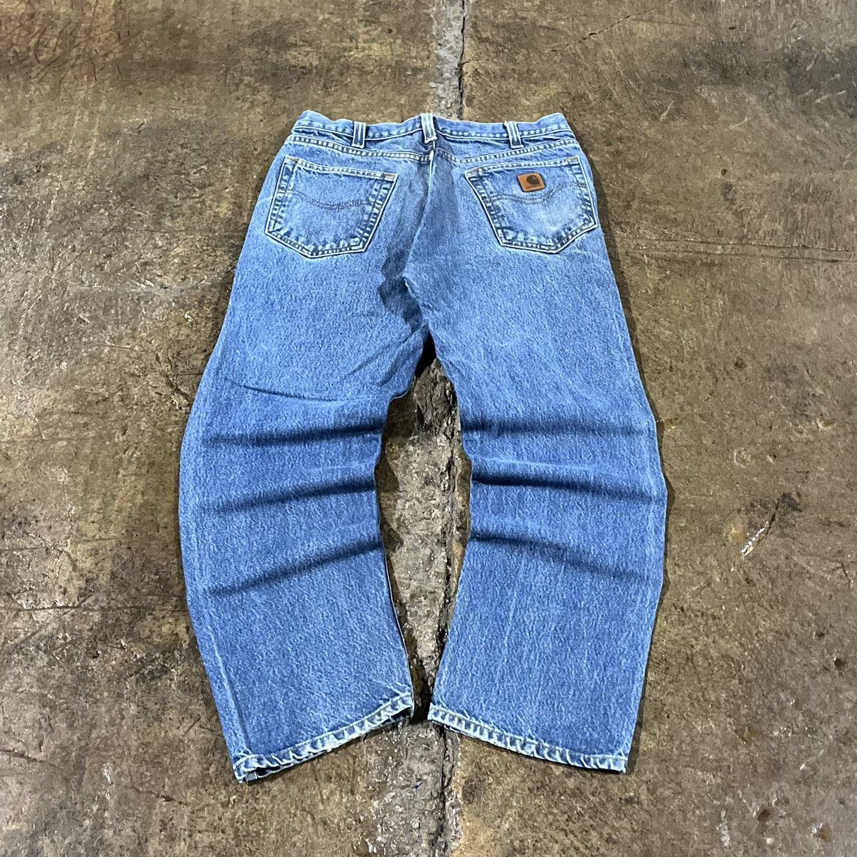 Carhartt × Vintage Crazy Vintage Y2K Carhartt Jeans Workwear Skater Essential Size US 32 / EU 48 - 1 Thumbnail
