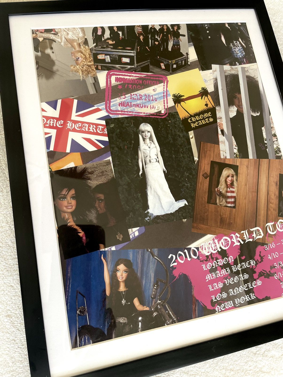 Chrome Hearts Chrome Hearts Barbie dolls photos 11x14 Framed poster Size ONE SIZE - 2 Thumbnail