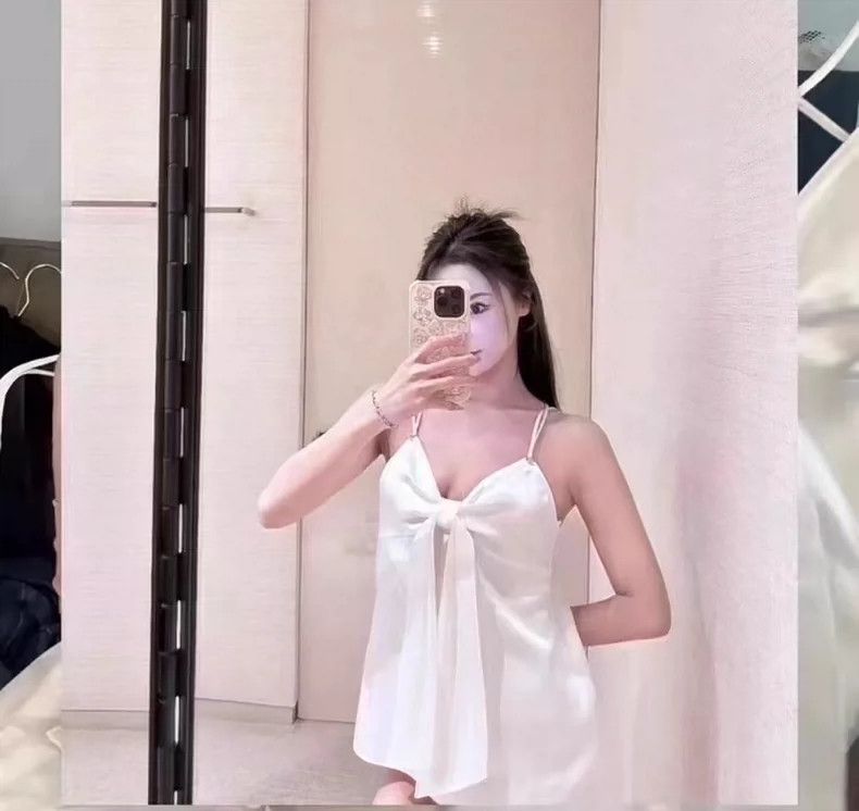 Chanel Chanel 23S White Satin Camisole Top - dmc Size US M / EU 48-50 / 2 - 1 Thumbnail