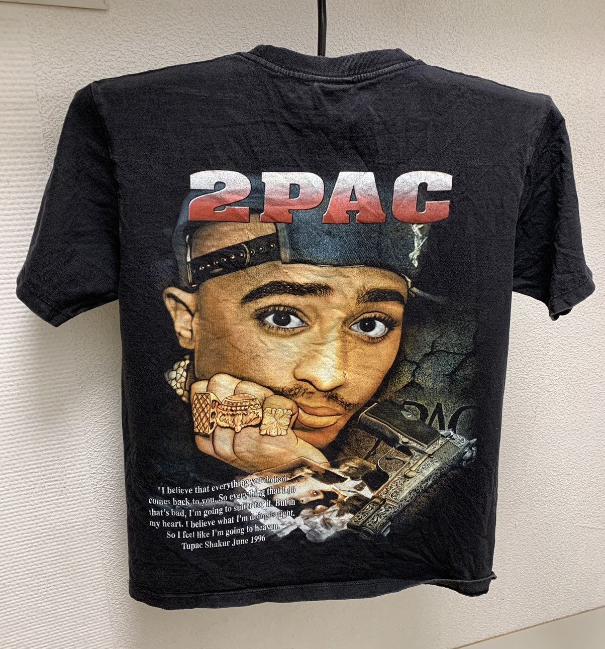 Band Tees 2pac Tupac Shakur June 1996 vintage t-shirt rap tee band M Size US M / EU 48-50 / 2 - 10 Thumbnail