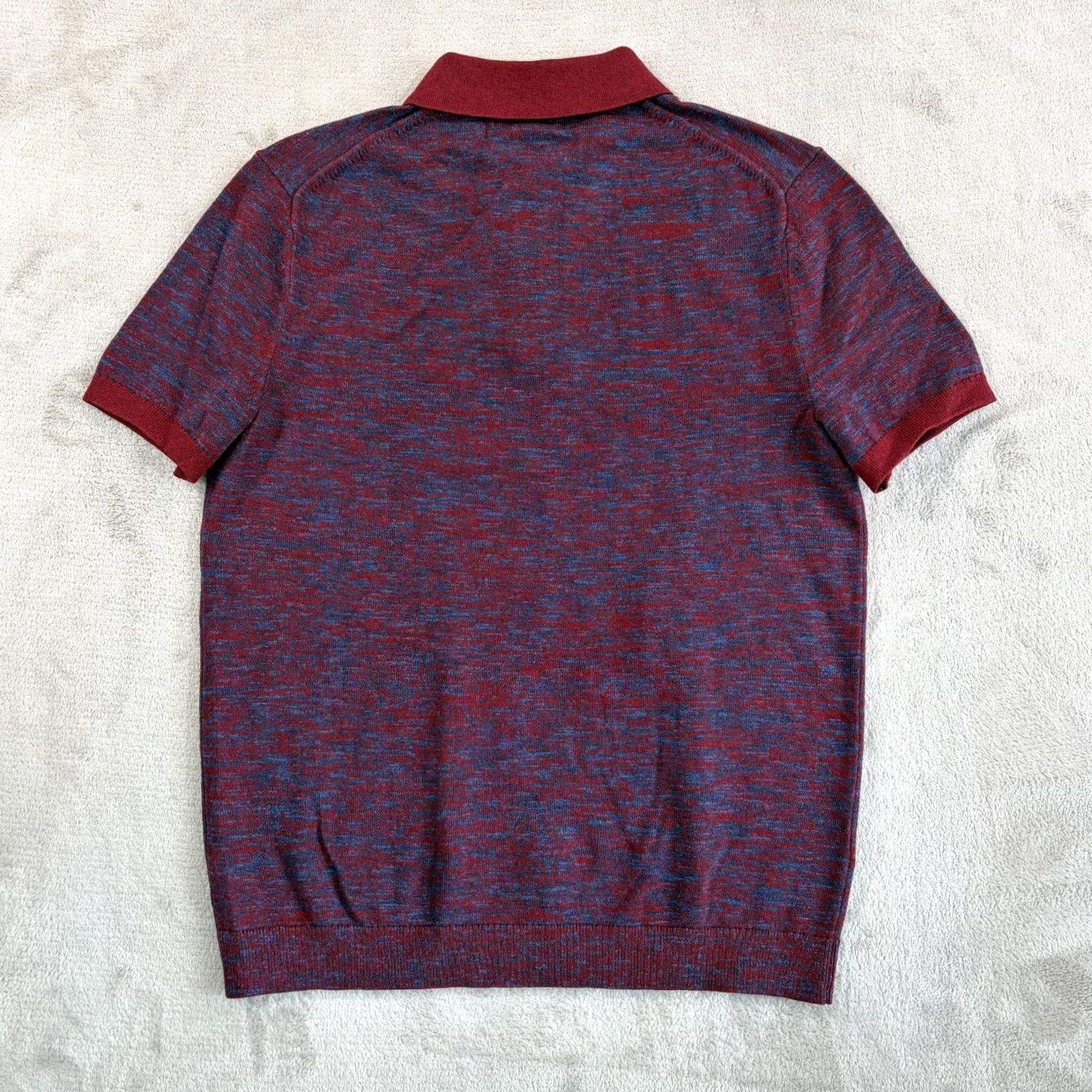 Banana Republic Banana Republic Marl Sweater Polo Shirt Men Medium Multi Supima Cotton SS NWT Size US M / EU 48-50 / 2 - 5 Thumbnail