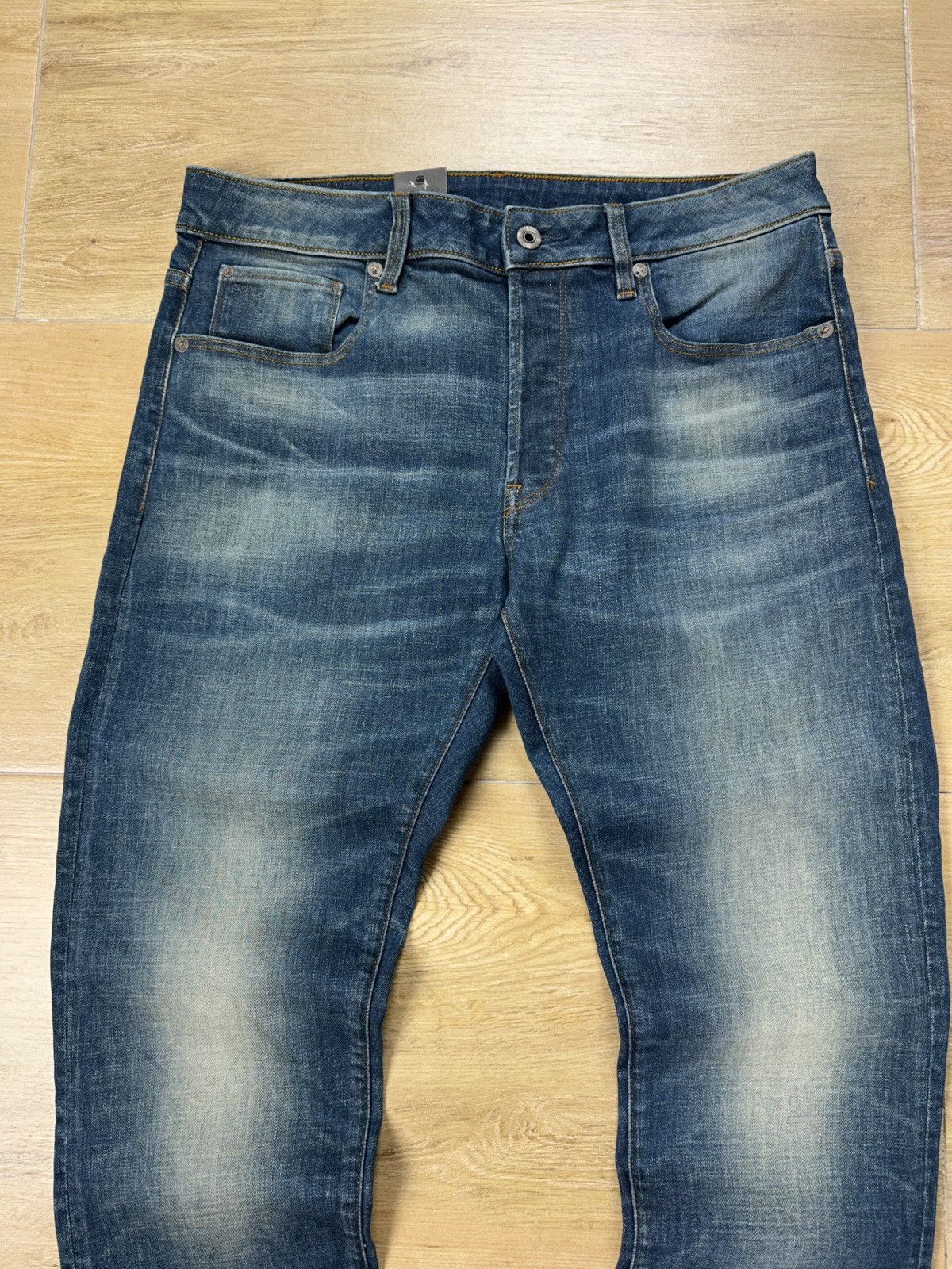G-Star NEW🏷️ G-Star Raw 3301 Slim Denim Jeans Size US 33 - 2 Thumbnail
