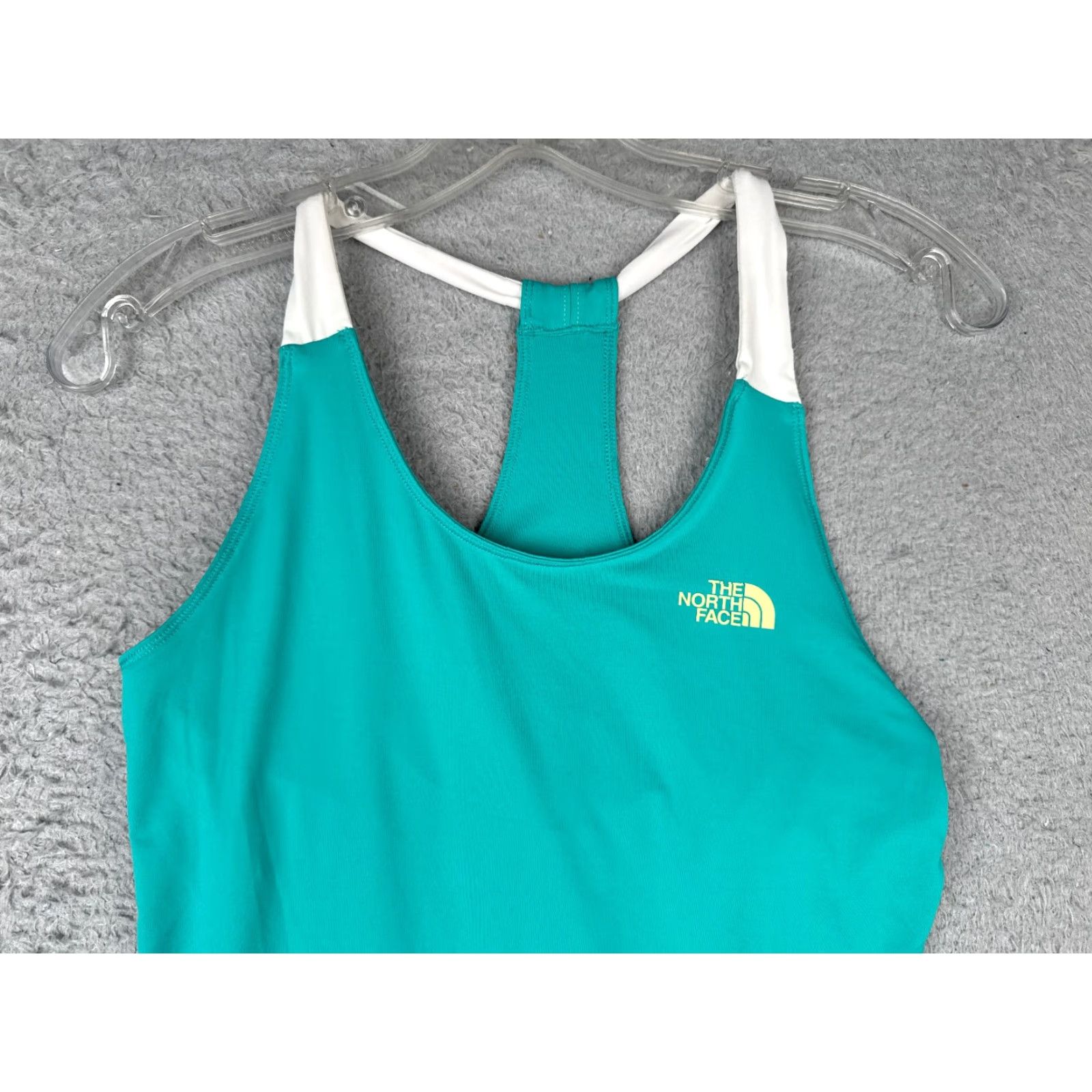 The North Face The North Face Shirt Women XS Blue Floral Tank Raceback Scoop Neck Bra Size XS / US 0-2 / IT 36-38 - 4 Thumbnail