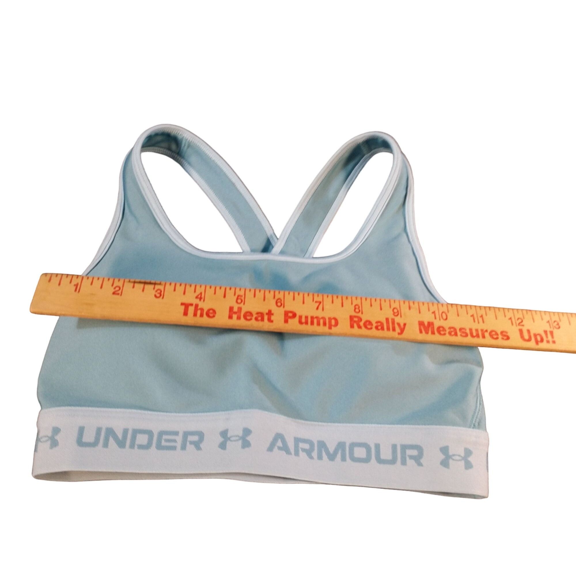 Under Armour Under Armour Crossback Heather Sports Bra Women Sz S Compres Size ONE SIZE - 3 Thumbnail