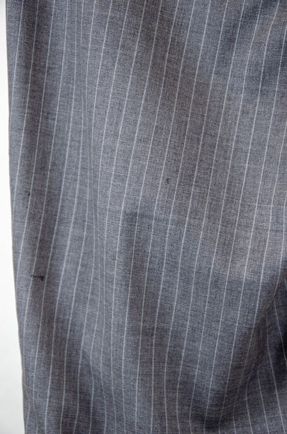 Brunello Cucinelli Gunex Grey Pinstripe Virgin Wool Pleated Trousers IT 40 Size 27" / US 4 / IT 40 - 11 Thumbnail