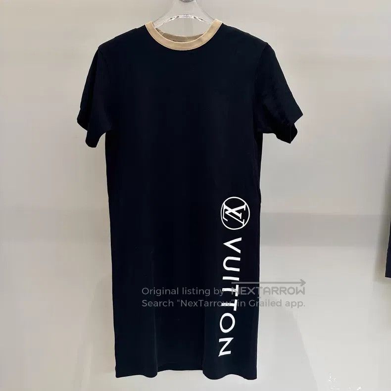 Louis Vuitton Louis Vuitton Black side big logo dress Size XS / US 0-2 / IT 36-38 - 1 Thumbnail