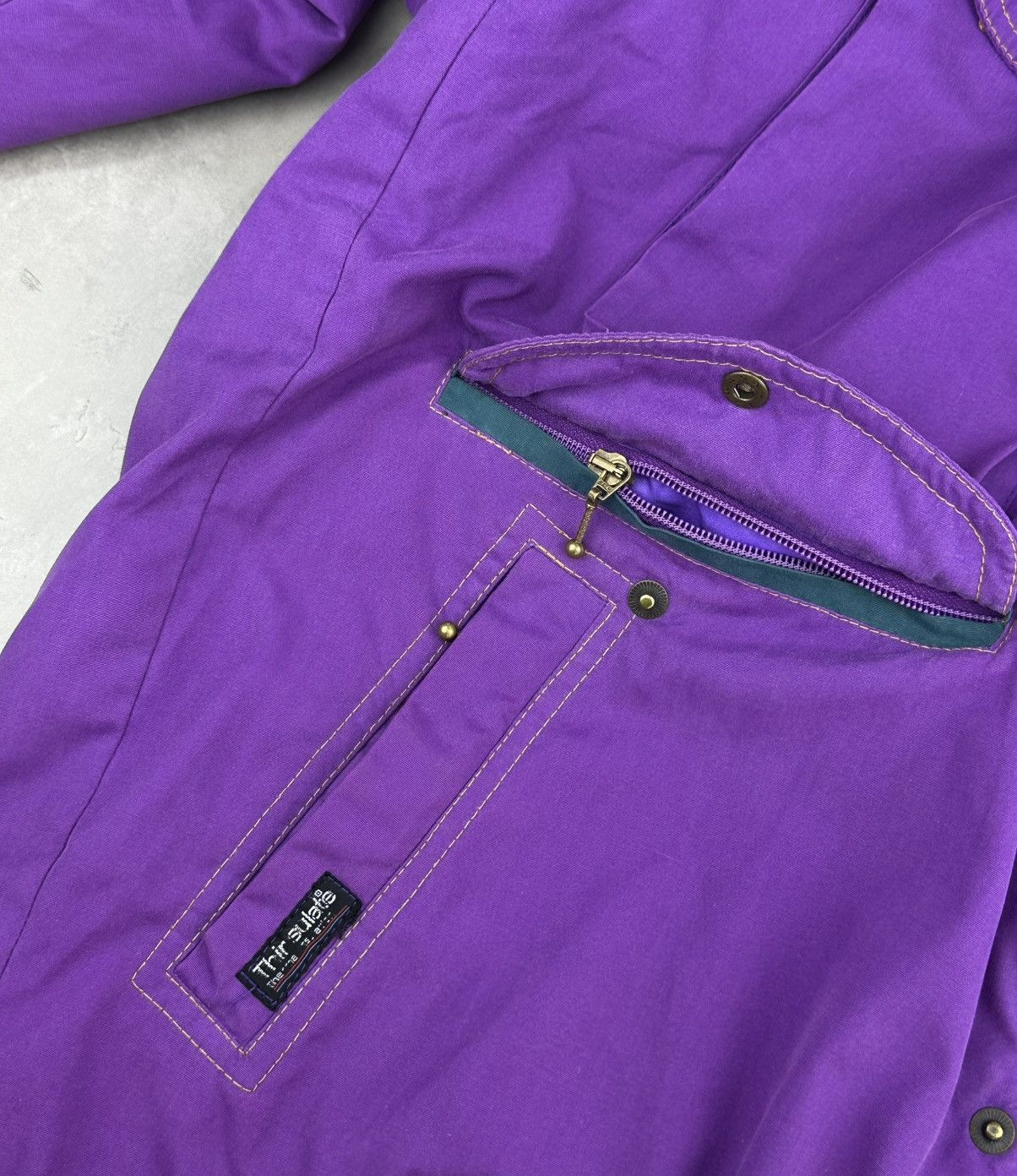 Fjallraven Fjallraven Vintage Thinsulate Jacket Purple Outdoor Parka Size US L / EU 52-54 / 3 - 9 Thumbnail