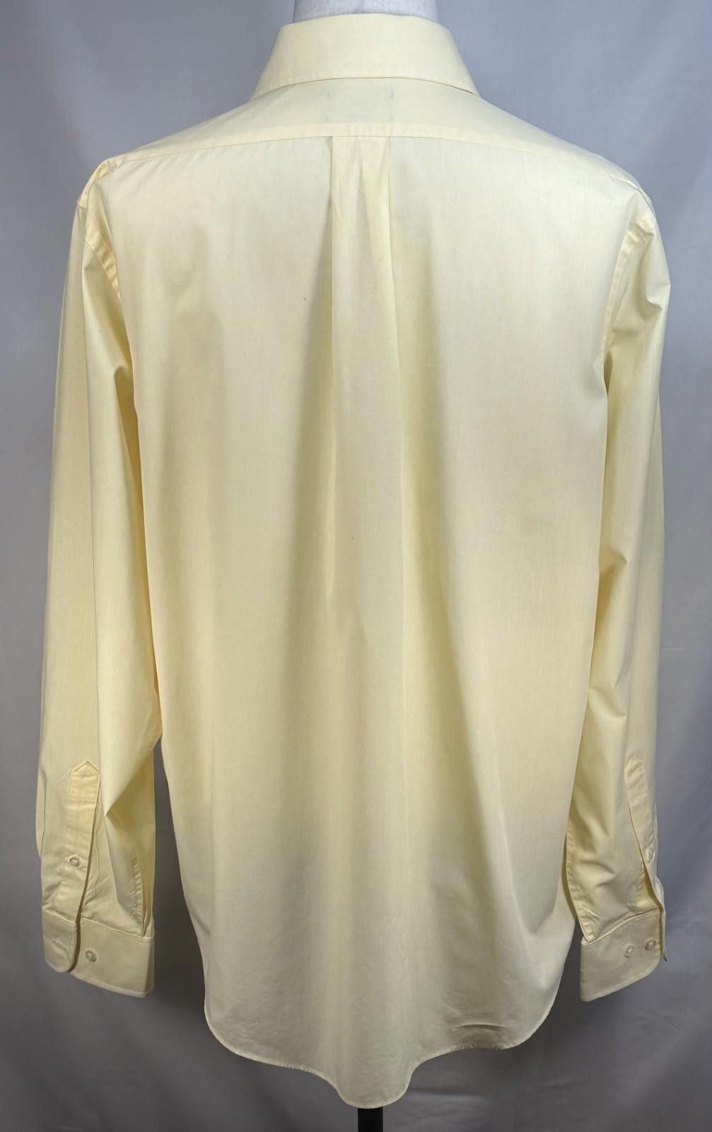 Chaps Ralph Lauren Chaps Wrinkle Free Reg Fit Button Up Yellow L Size US L / EU 52-54 / 3 - 2 Thumbnail