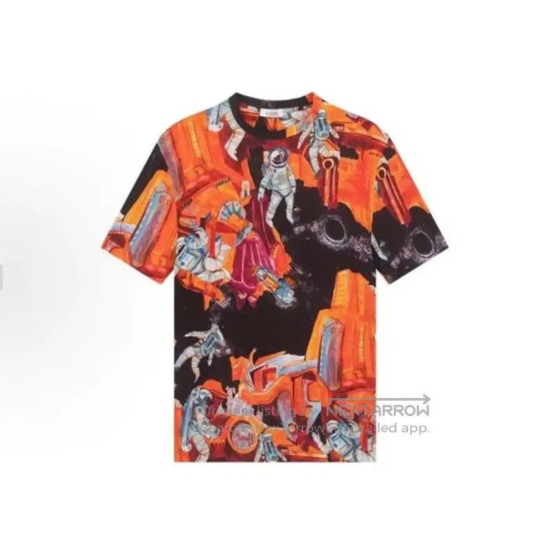 Valentino Valentino Multicolor Cotton Men's T-Shirt . Size US S / EU 44-46 / 1 - 5 Thumbnail