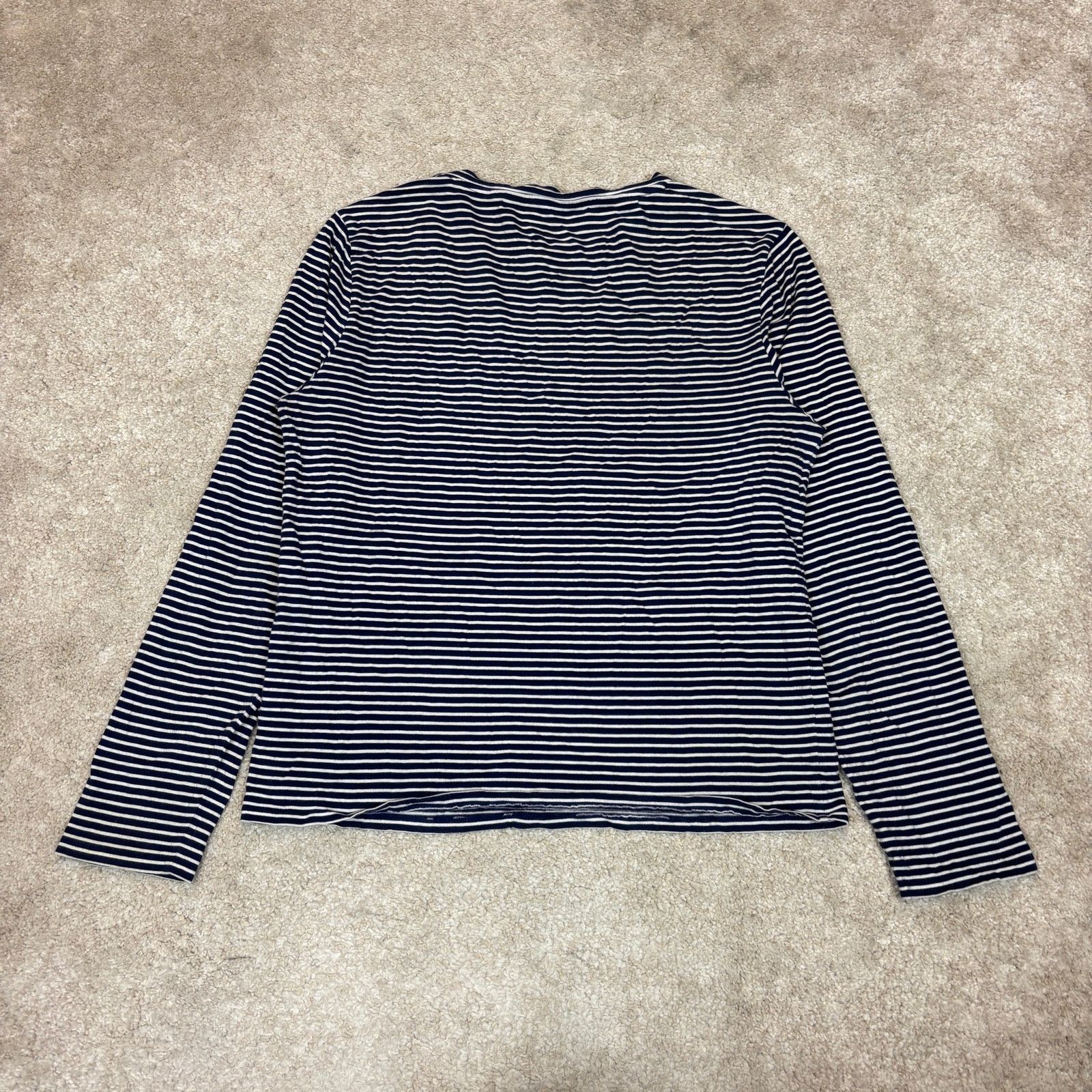 Sandro Sandro Paris Long Sleeve Striped Shirt Women's Large Size L / US 10 / IT 46 - 3 Thumbnail