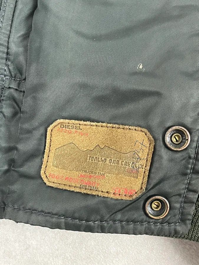 Diesel Diesel Aviator Khaki M-1 Bomber Jacket Size US M / EU 48-50 / 2 - 10 Thumbnail