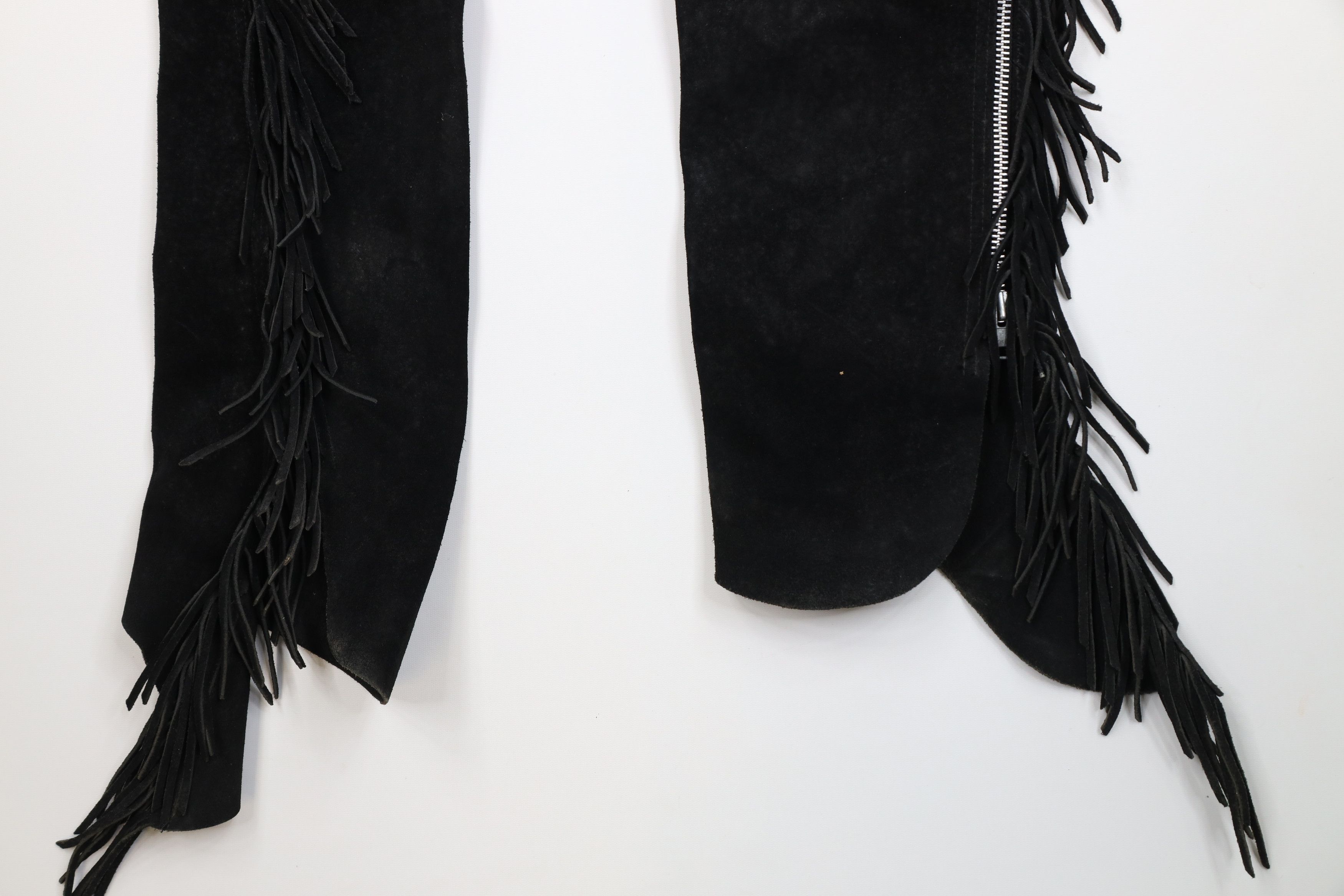 Vintage Vintage 70s Streetwear Suede Leather Riding Chaps Pants USA Size US 34 / EU 50 - 15 Thumbnail