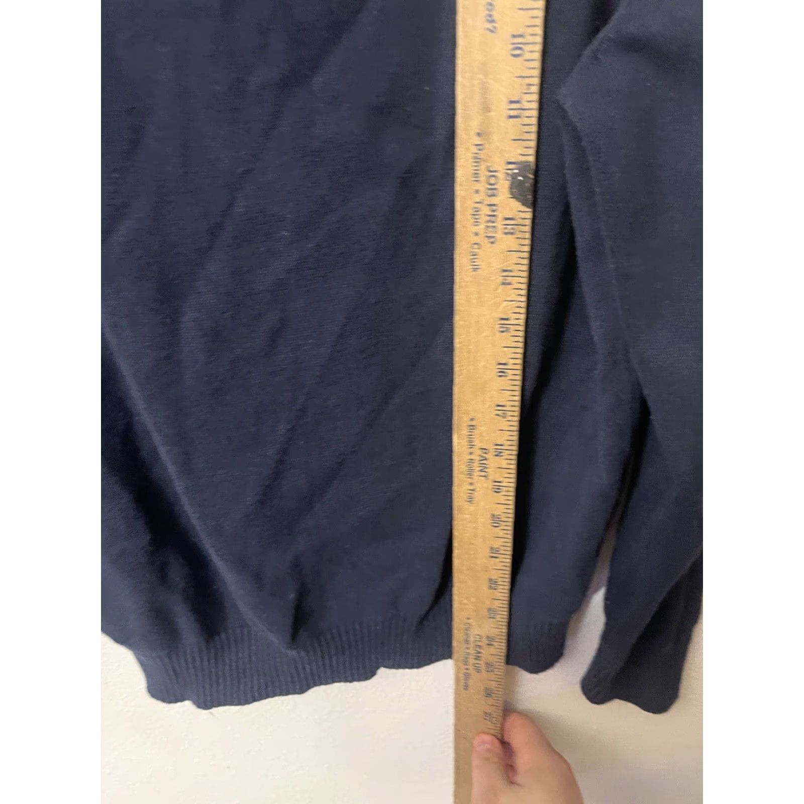 Nautica Nautica Sweater Adult Medium Navy Blue 1/4 Zip Pullover Mens Solid Size US M / EU 48-50 / 2 - 4 Thumbnail