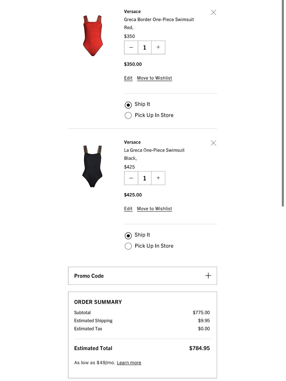 Versace Versace Black Greca One-Piece Swimsuit Size 5 (X-Large) Size XL / US 12-14 / IT 48-50 - 6 Thumbnail