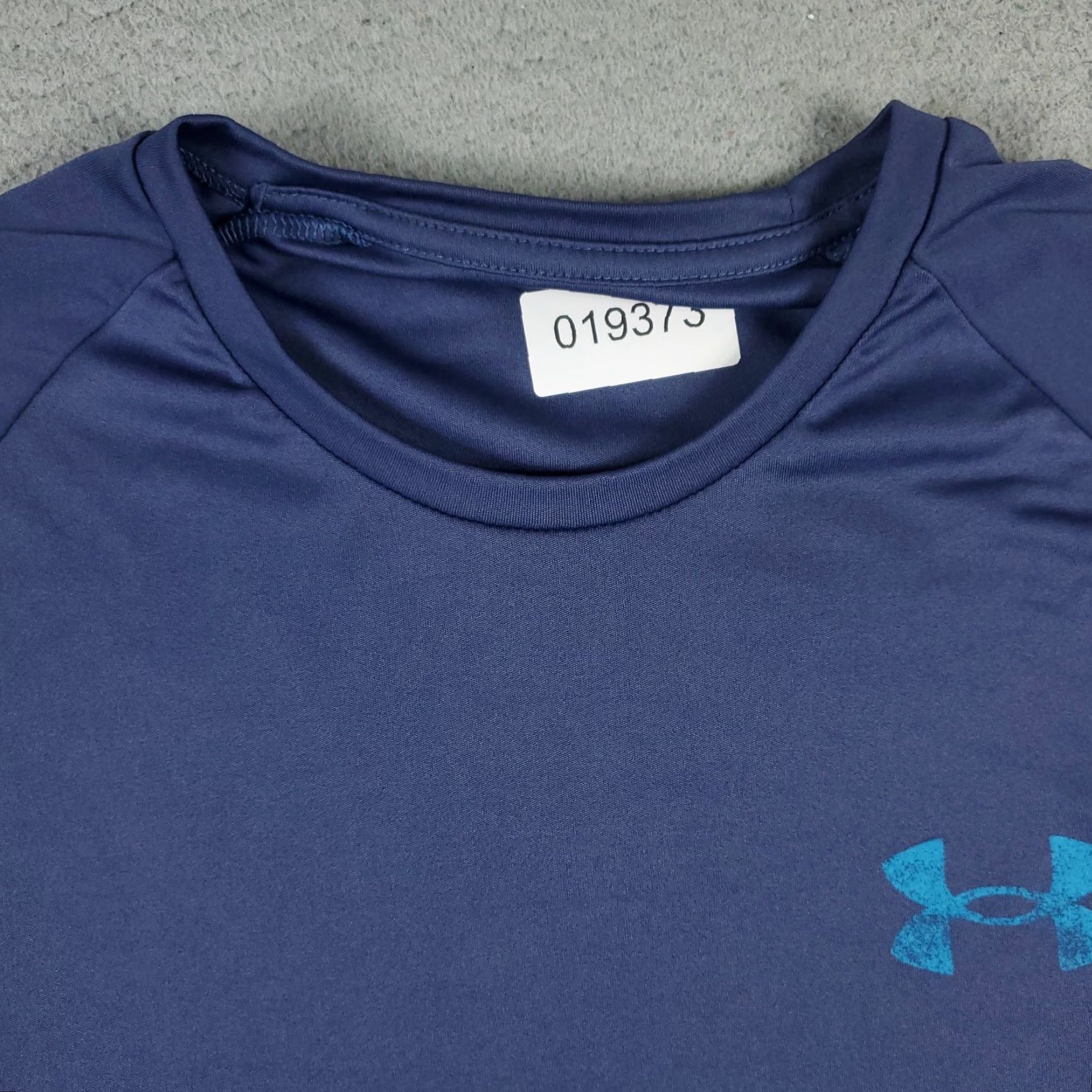 Under Armour Under Armour T Shirt Mens XL Blue HeatGear Active Work Out Regular Adult Short Sleeve Crew Neck Logo Airflow Breathable Sports Size US XL / EU 56 / 4 - 2 Thumbnail