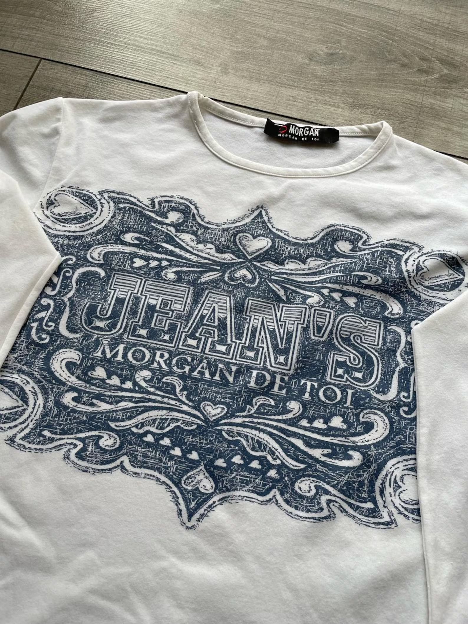 Morgan De Toi Y2K Morgan de Toi Sheer Mesh Graphic Top | S Size S / US 4 / IT 40 - 7 Thumbnail