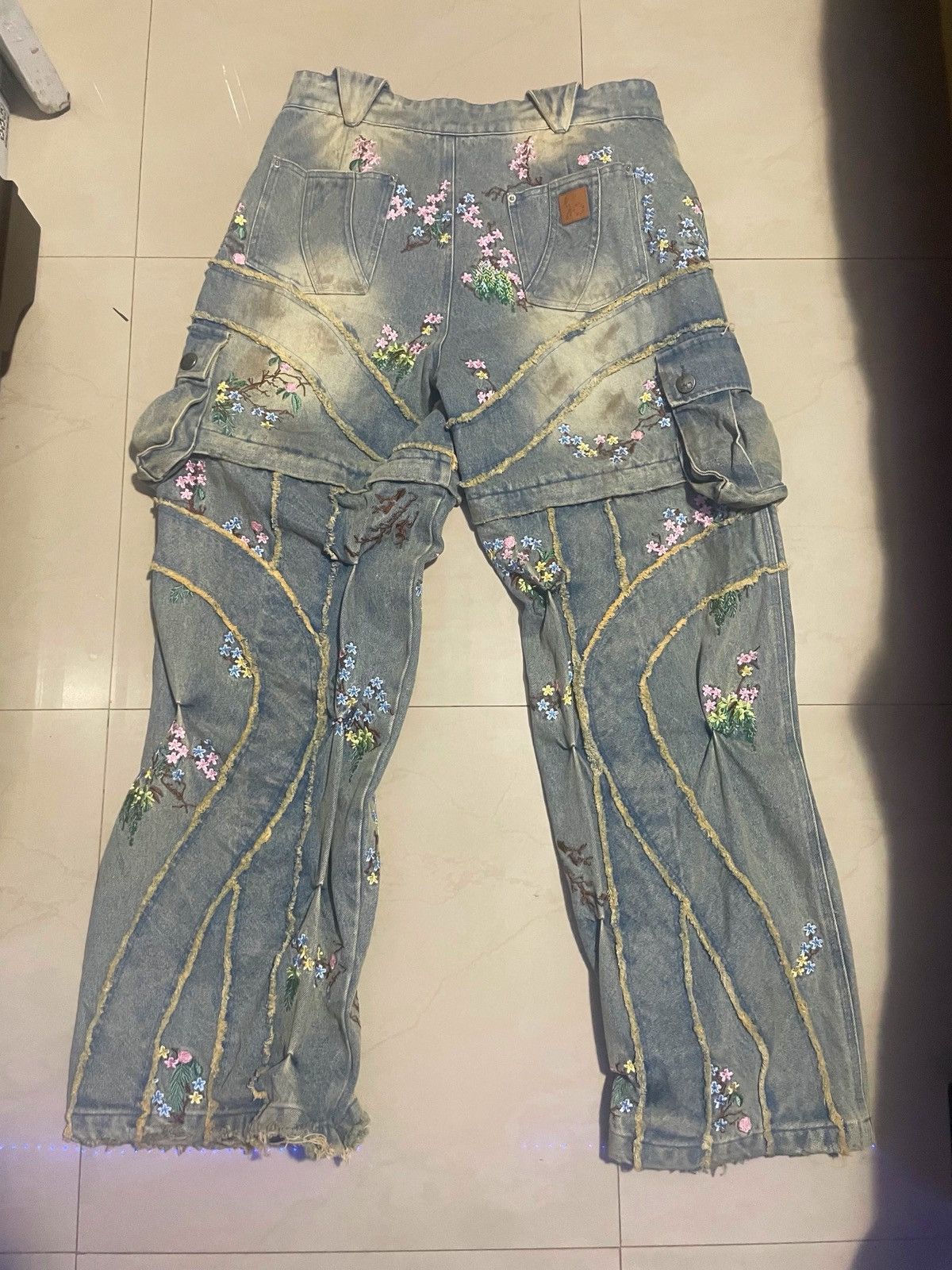 Bad Son BADSON COUNTRYSIDE ‘OVERGROWTH’ CONVERTIBLE DENIM PANTS Size US 34 / EU 50 - 3 Thumbnail
