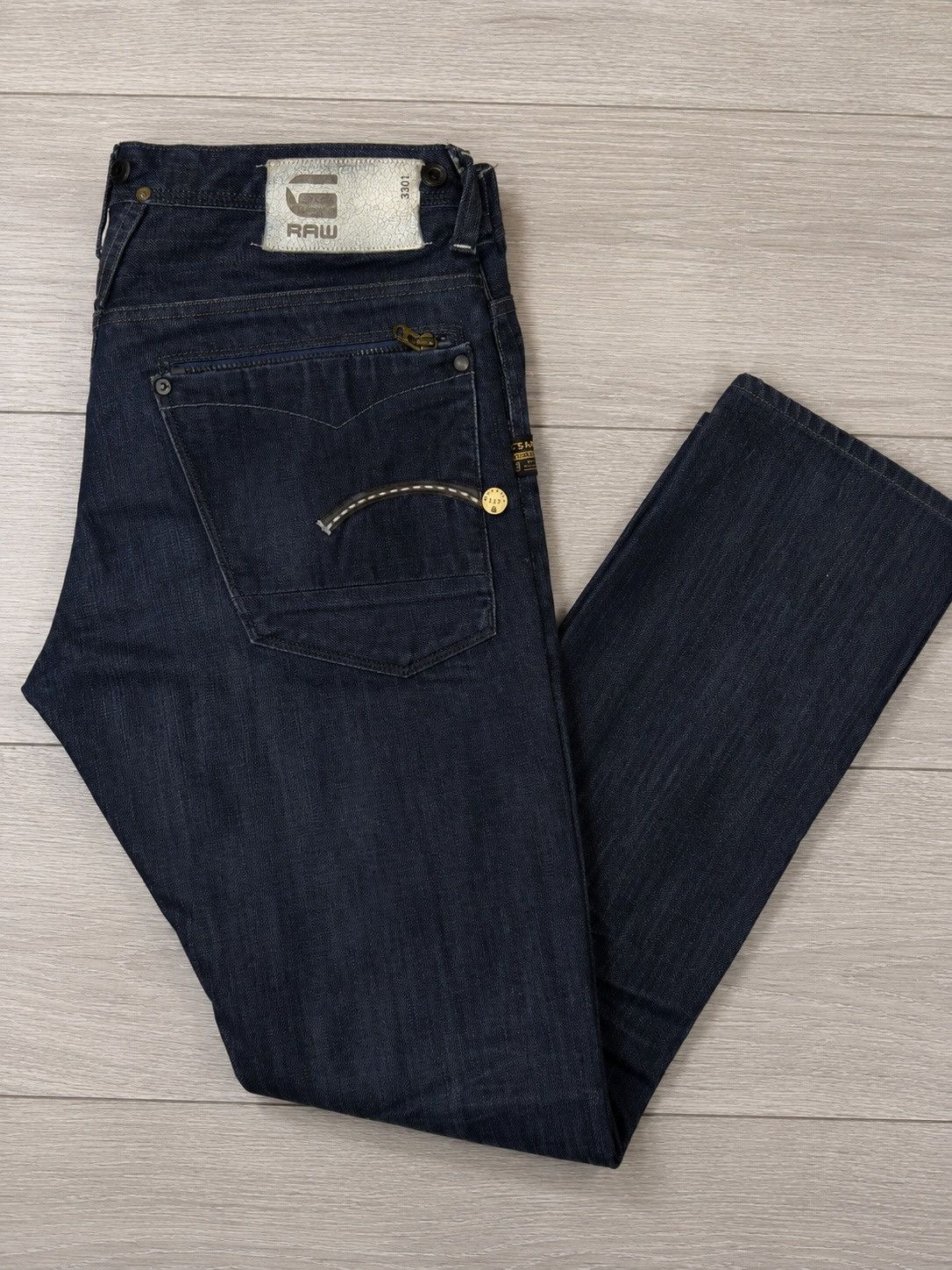 G-Star G-Star Raw Attacc Straight W33 L32 Y2K dark denim jeans Size US 33 - 1 Thumbnail