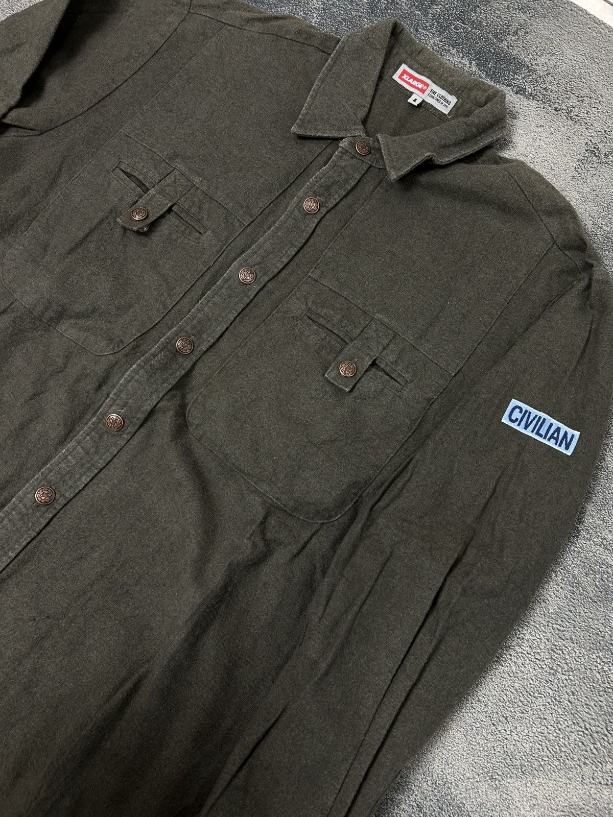 Xlarge Vintage X-LARGE Civilian made in USA Size US XL / EU 56 / 4 - 3 Thumbnail