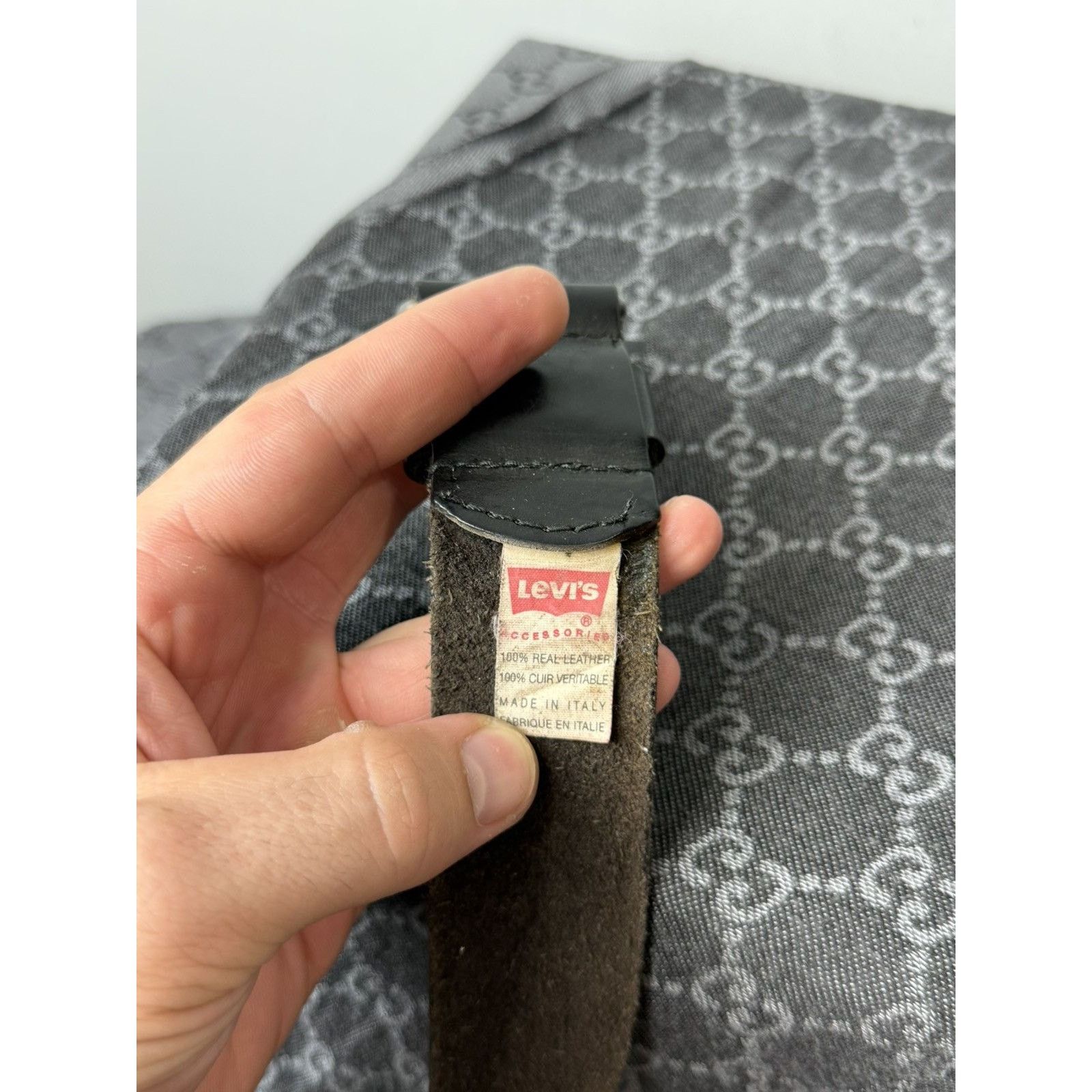 Levi's Vintage Levi’s Leather Belt American Vintage Size ONE SIZE - 6 Thumbnail