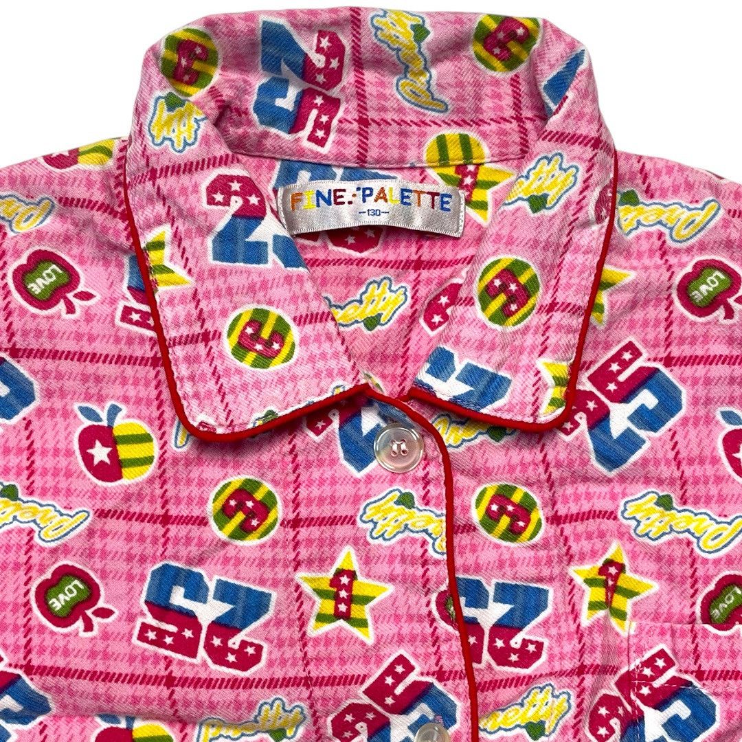 Other Fine Palette Y2K Pattern Pink Shirt Size XXS / US 00 / IT 34 - 3 Thumbnail