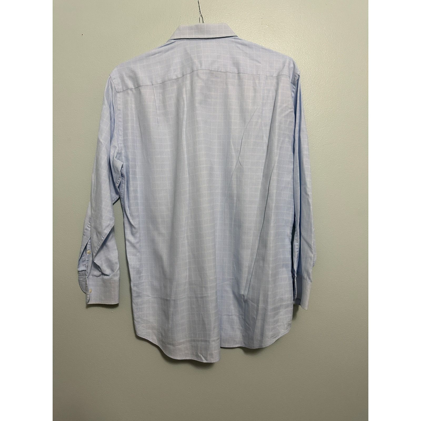 Hugo Boss Hugo Boss blue plaid button down size 16.5 Size US L / EU 52-54 / 3 - 3 Thumbnail