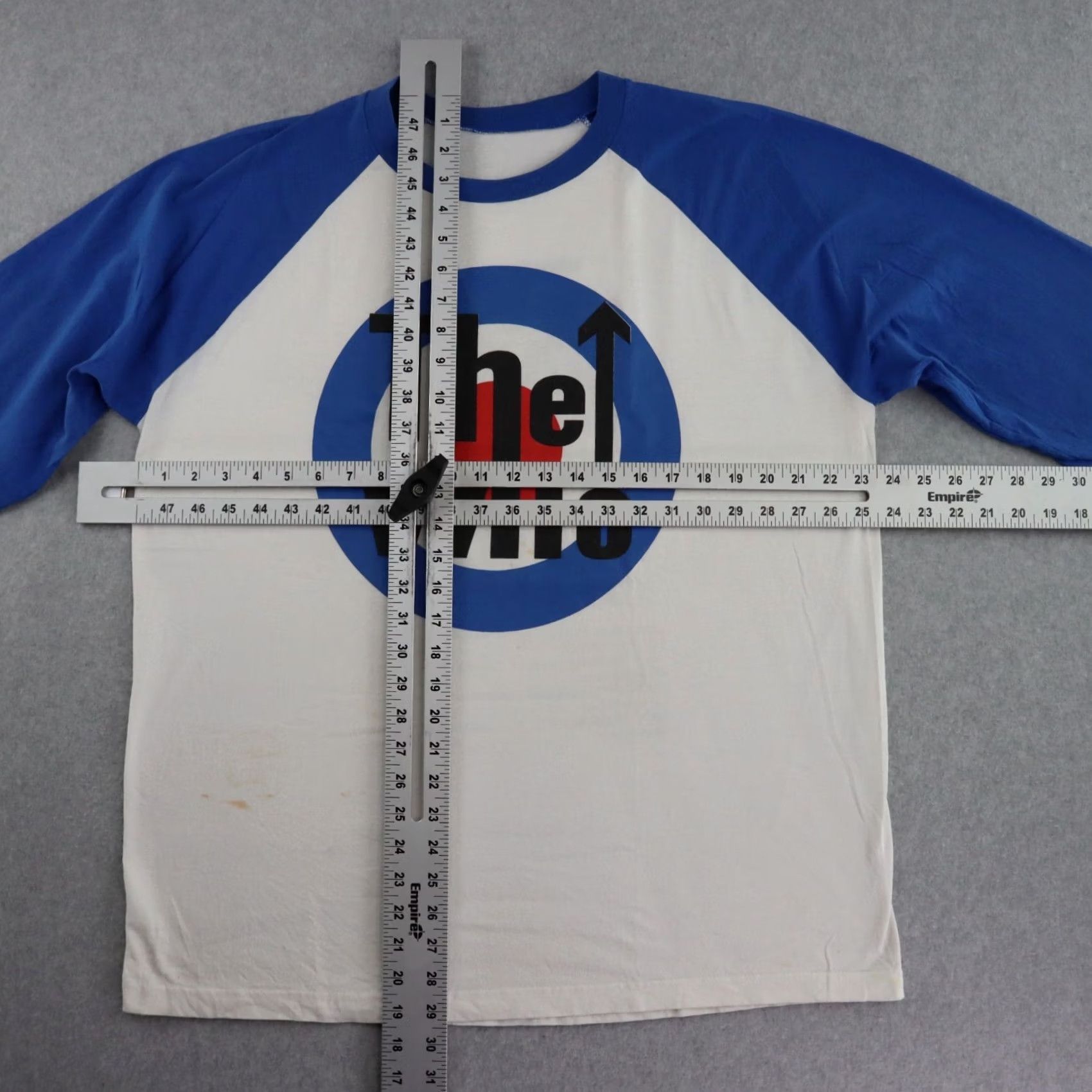 Vintage The Who Shirt Adult XL Blue Rock North American Tour 2019 Raglan Size US XL / EU 56 / 4 - 2 Thumbnail
