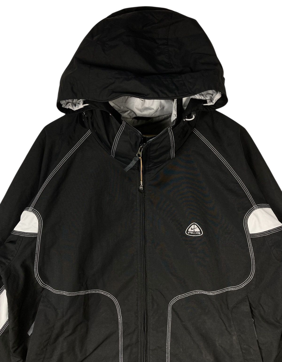 Nike ACG × Vintage Vintage Nike ACG Swoosh Reflective Lining Gorpcore Jacket Size US XXL / EU 58 / 5 - 3 Thumbnail