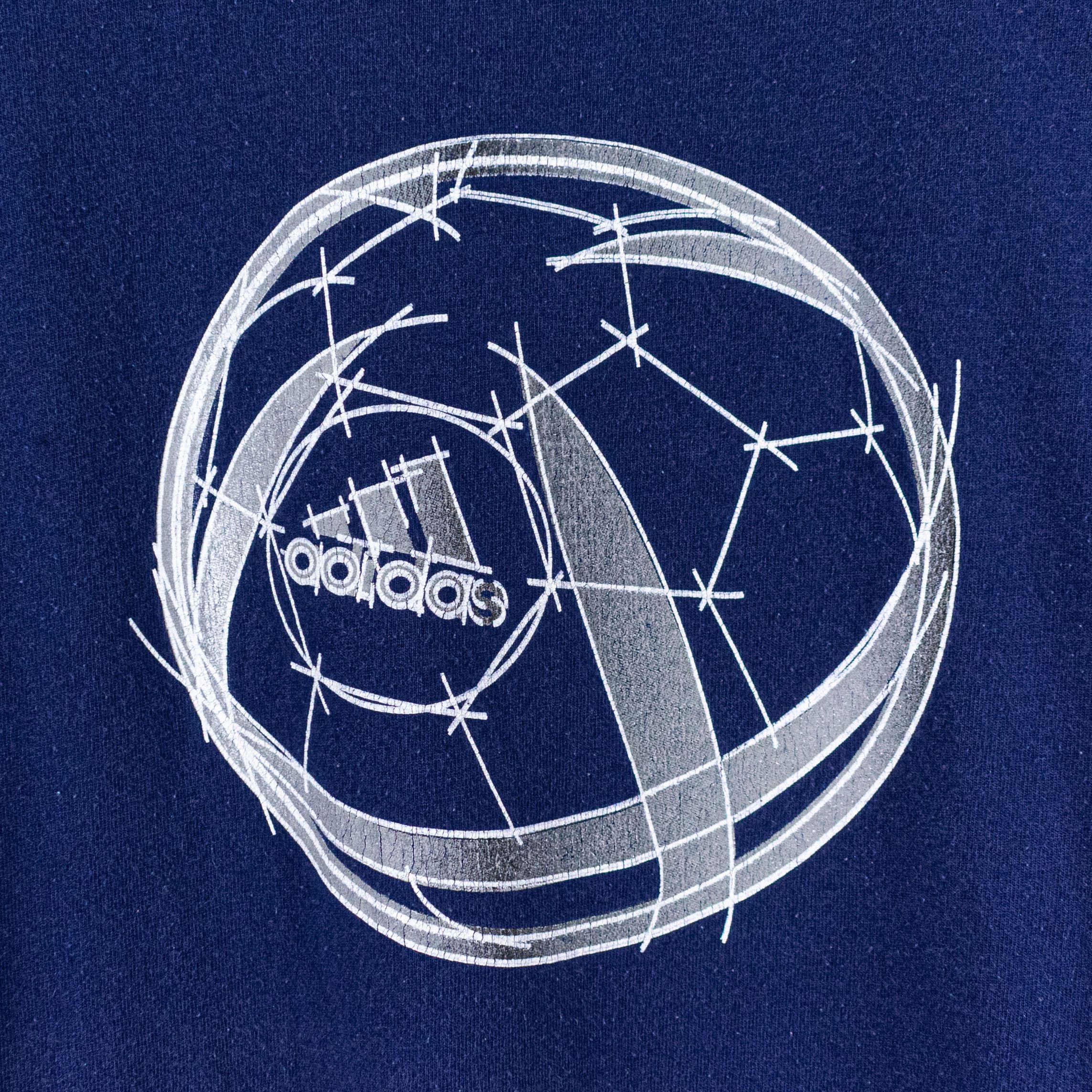 Adidas 2004 Adidas Soccer Roteiro T-Shirt Medium Y2K Retro Sports Size US M / EU 48-50 / 2 - 7 Thumbnail