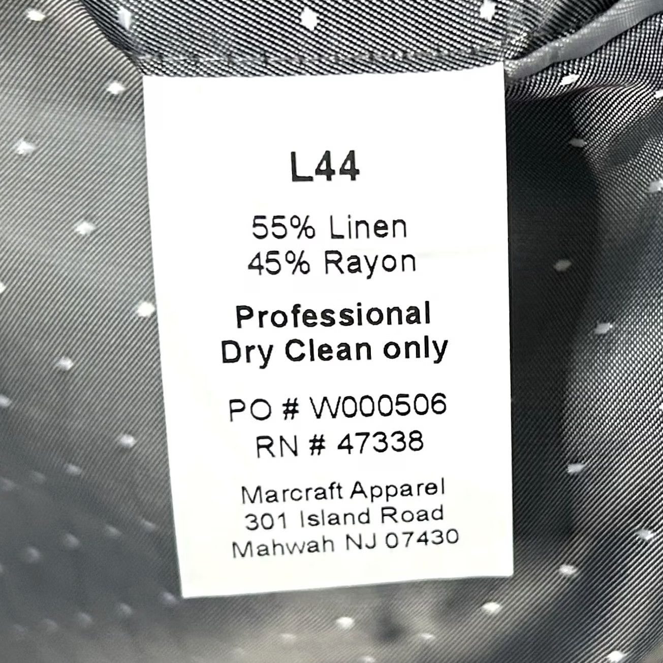 Tommy Hilfiger Tommy Hilfiger Sport Coat Gray Herringbone Linen Blend 44L Two Button Vented Notch Lapel Size US XS / EU 42 / 0 - 4 Thumbnail