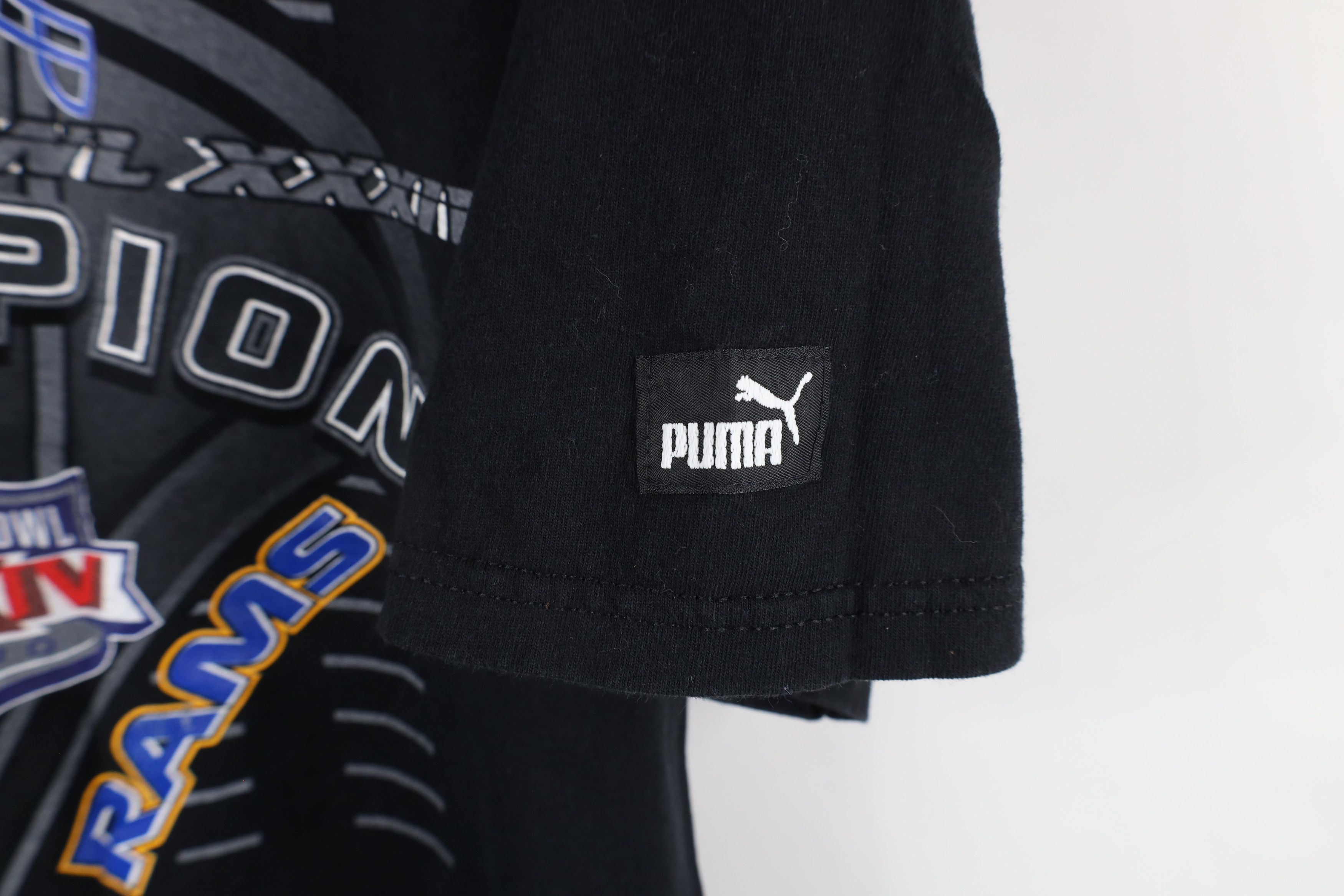 Puma × Vintage Vintage Puma Bowl Champs St Louis Rams Football T-Shirt Size US L / EU 52-54 / 3 - 4 Thumbnail