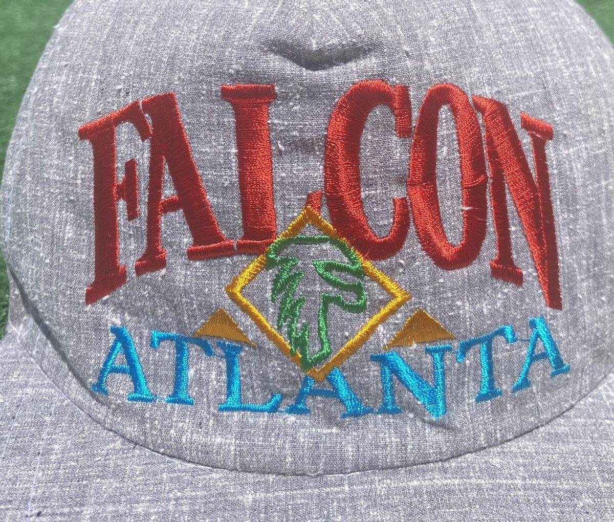 Vintage Vintage 80’s Atlanta Falcons Textured Strapback Hat Size ONE SIZE - 2 Thumbnail