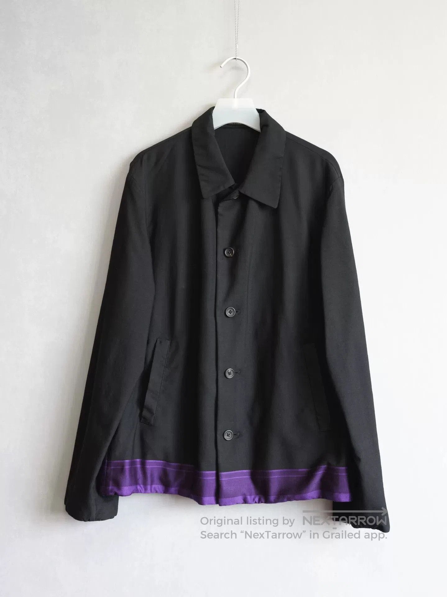 Yohji Yamamoto Yohji Yamamoto Silk Stripe Jacket. Size US L / EU 52-54 / 3 - 1 Thumbnail