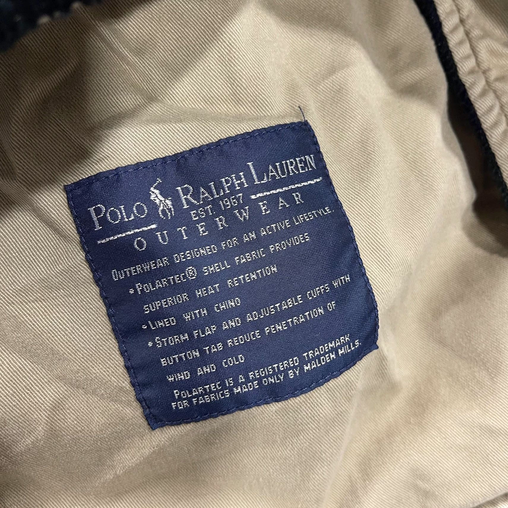 Polo Ralph Lauren VINTAGE Polo Ralph Lauren Jacket Mens L Blue Plaid Fleece Tartan Chino USA Outerwear Parka Size US L / EU 52-54 / 3 - 6 Thumbnail